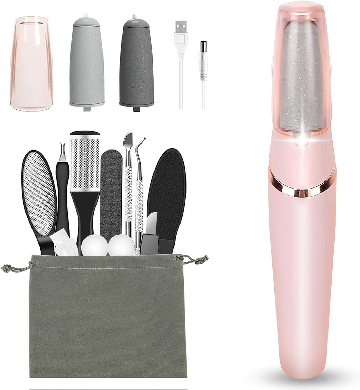 Haootadiy Electric Callus Remover para Pés