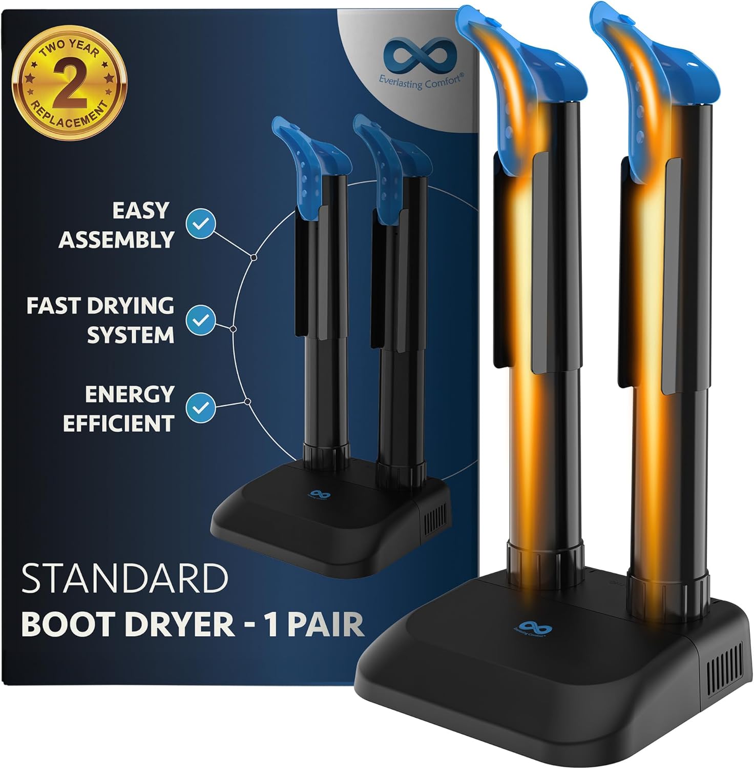 Everlasting Comfort Convection Silent Boot Dryer