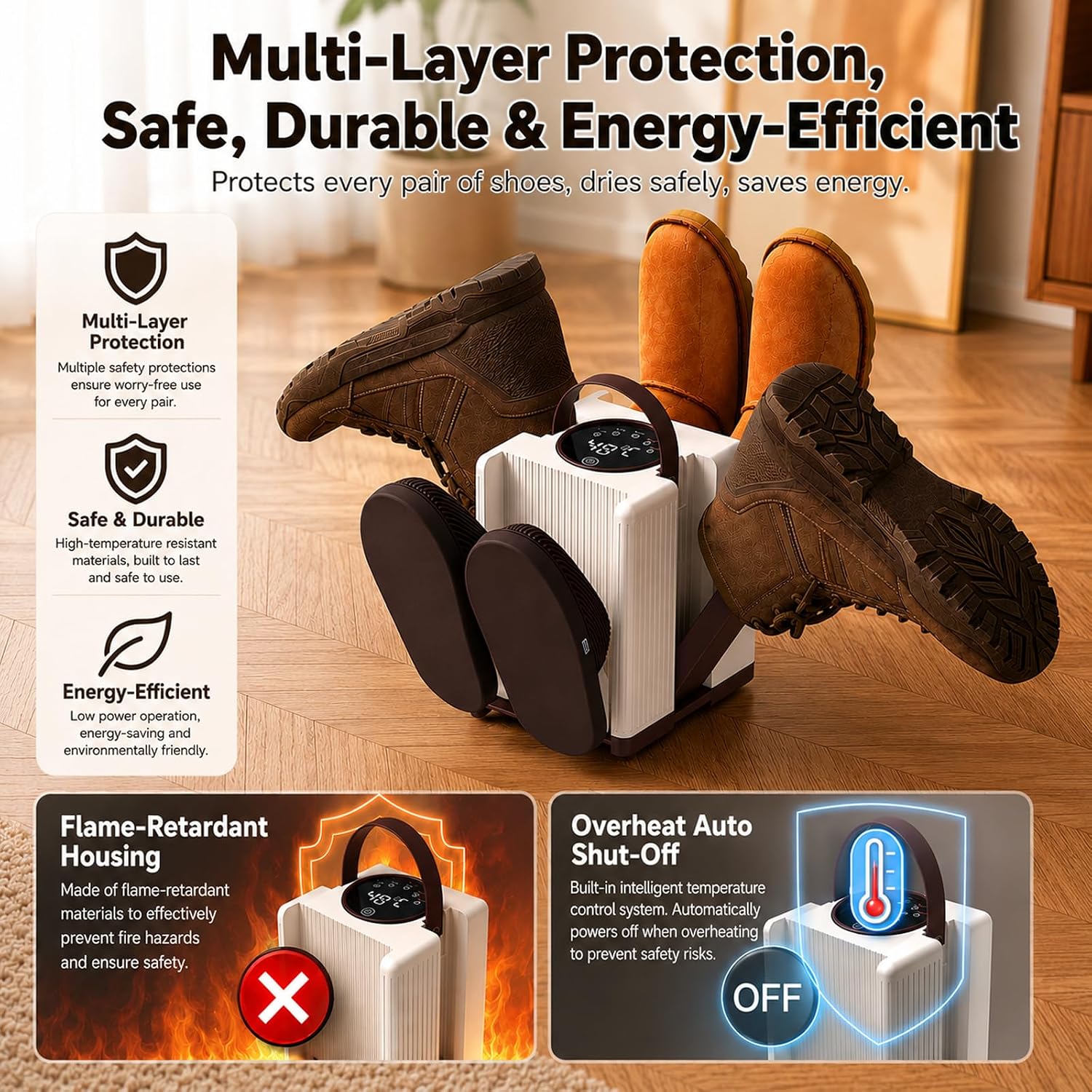Helps readers judge size, stability, and space-saving potential.