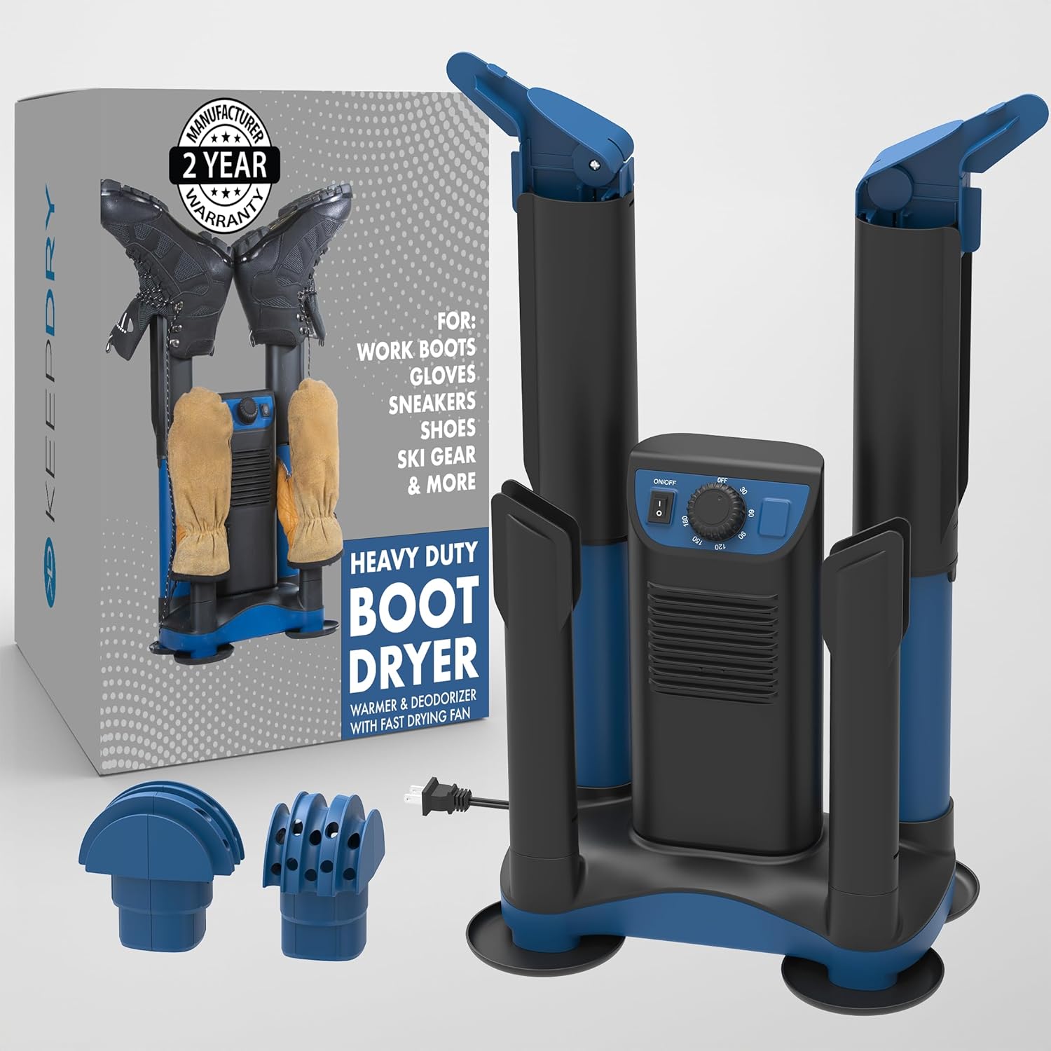 Overall product form, tube layout, and the fact that it is a compact forced-air dryer.