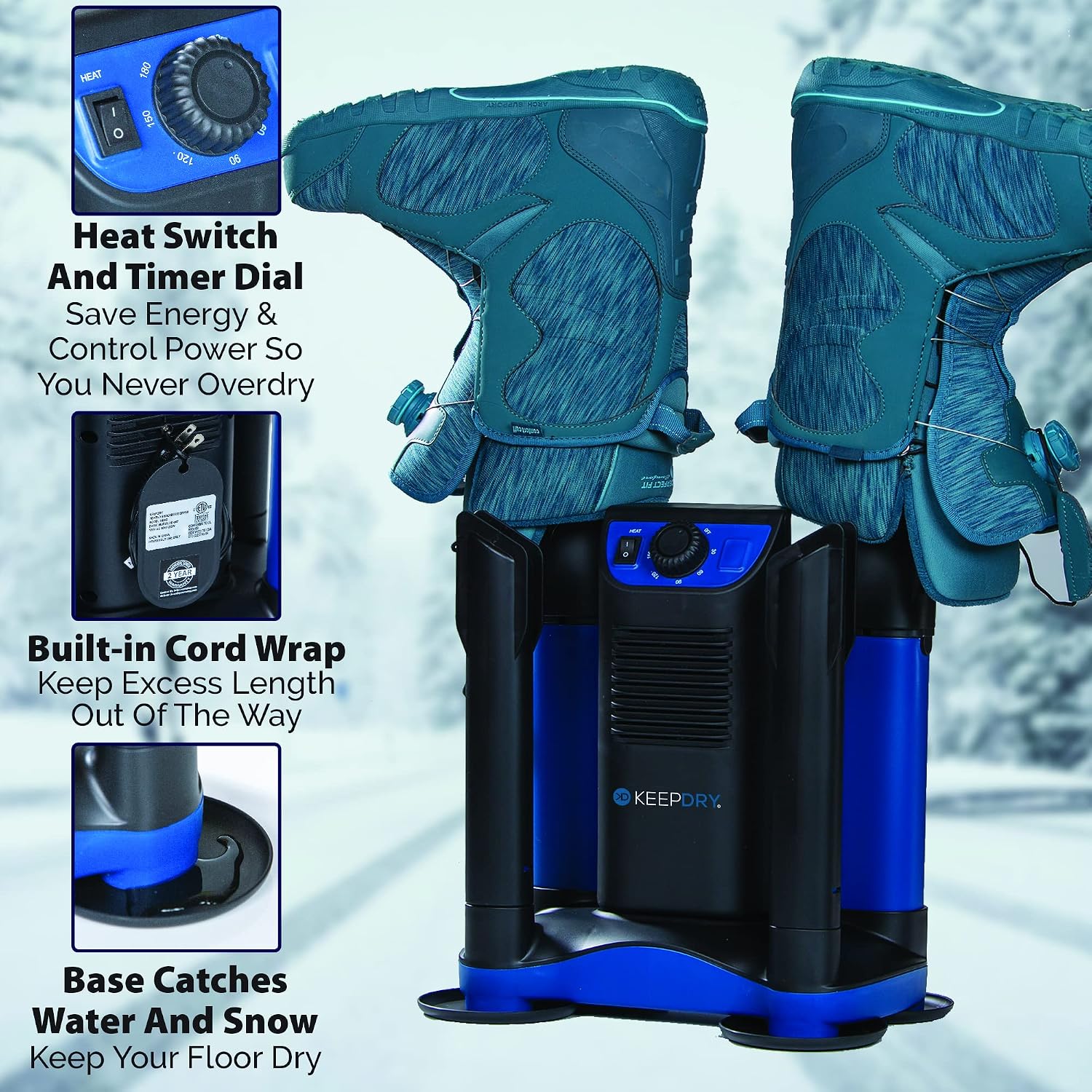 Keepdry Forced Heat Boot Dryer