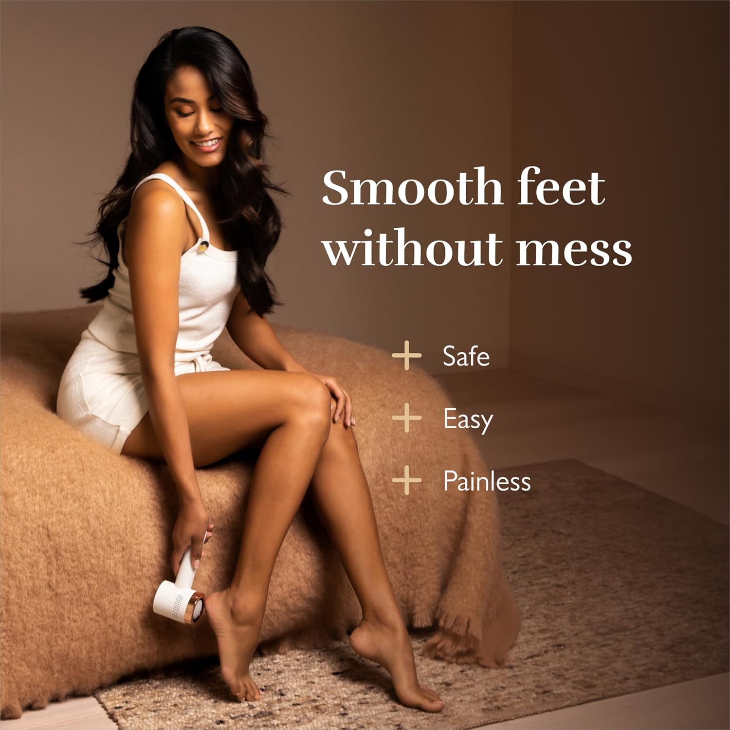 Shows the engineering and working parts that matter for callus removal and mess-free operation.