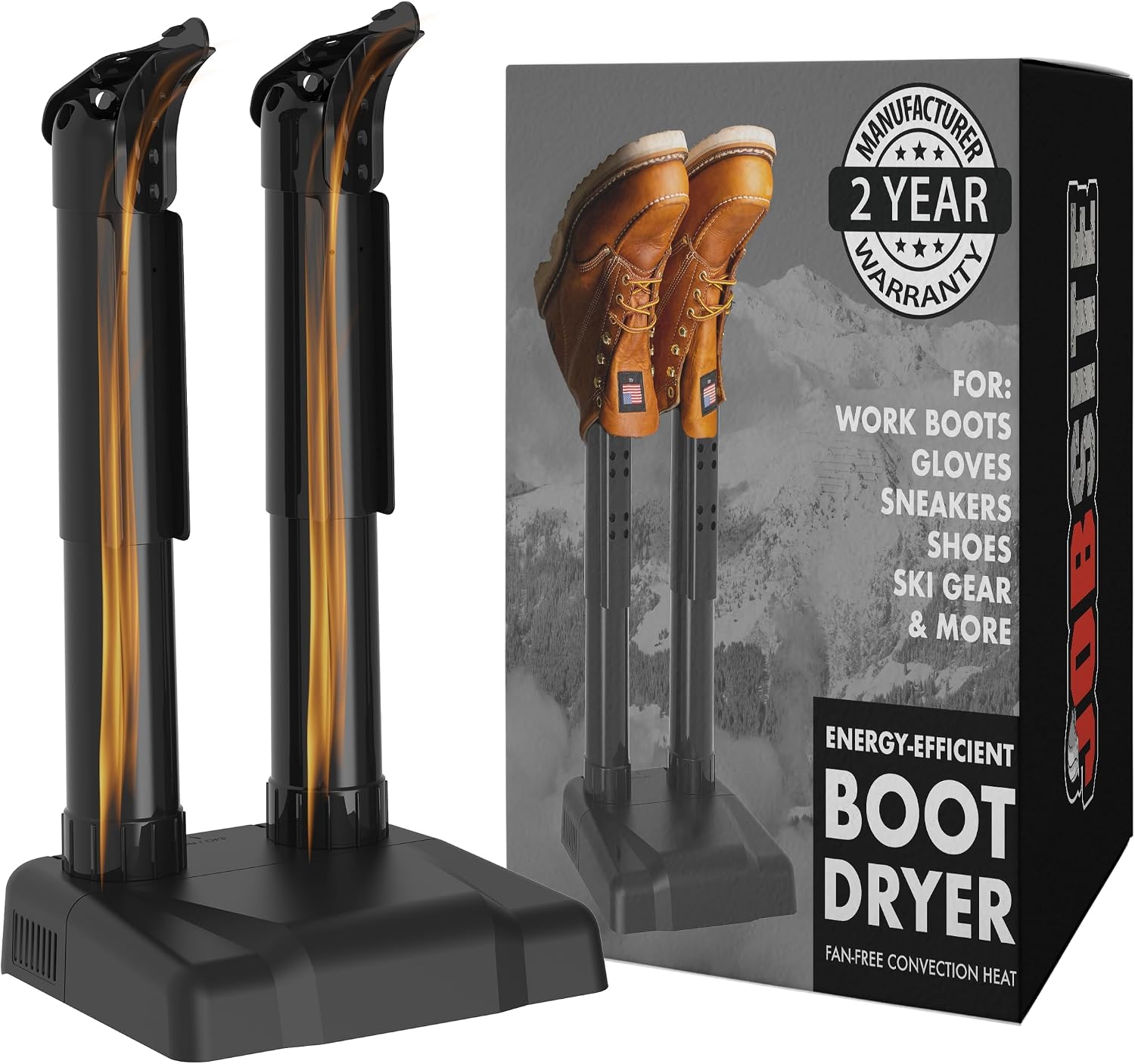 Jobsite Boot Dryer 36W Fanless
