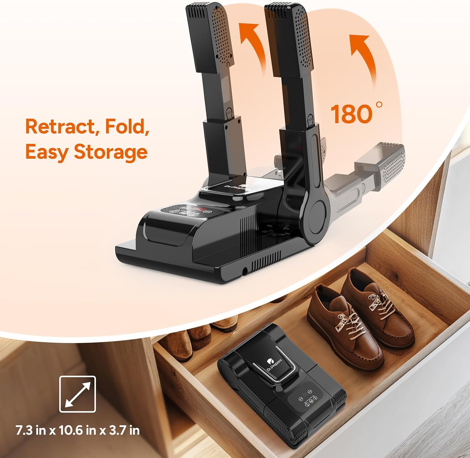 Drying speed, odor reduction, or the advantage of forced-air drying over passive air drying.
