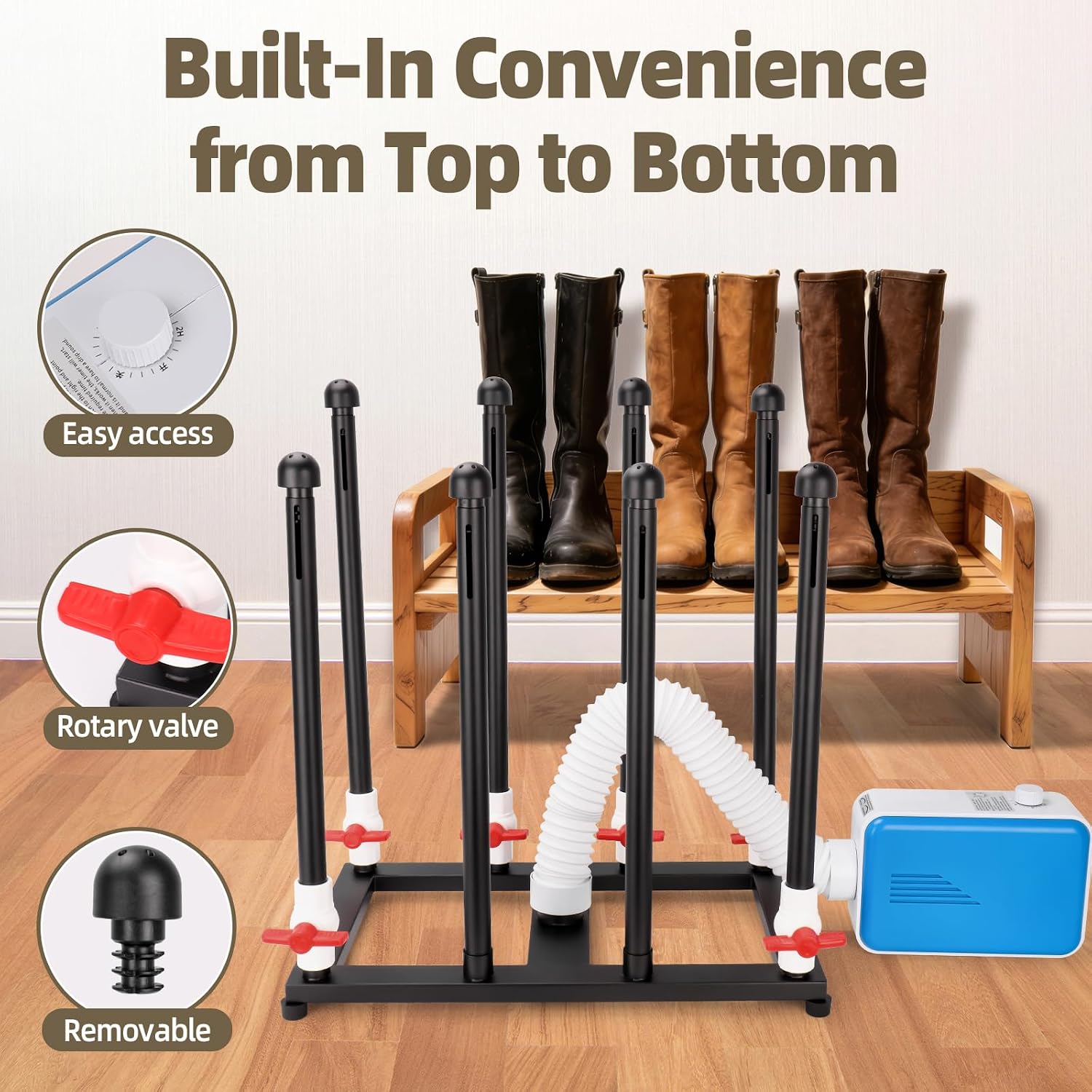Supports discussion of build, airflow distribution, and how the dryer is engineered to handle multiple items at once.