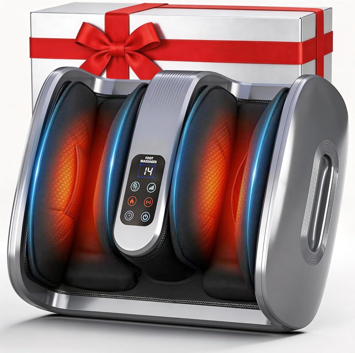 Shows the overall design, color, and compact footprint, helping readers quickly identify the product.