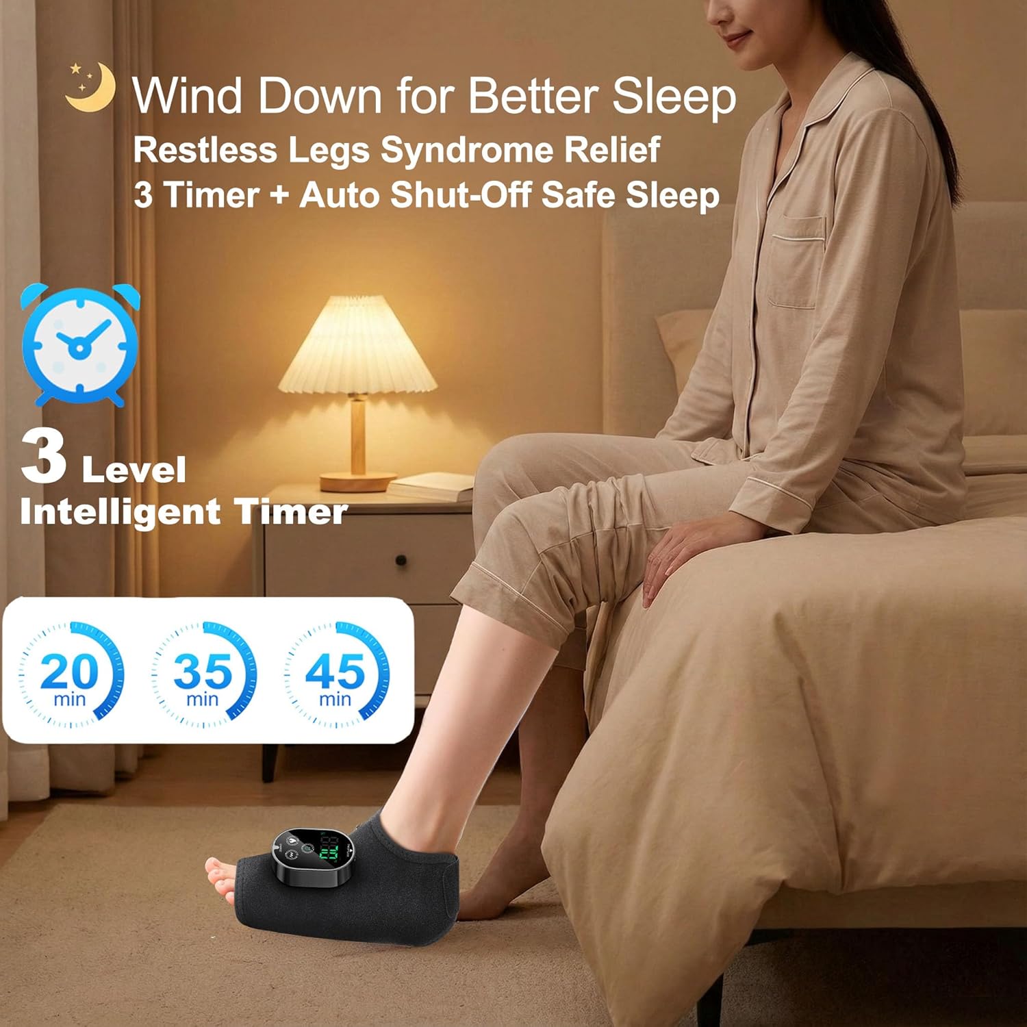 Tosoenphy Cordless Heated Foot Massager