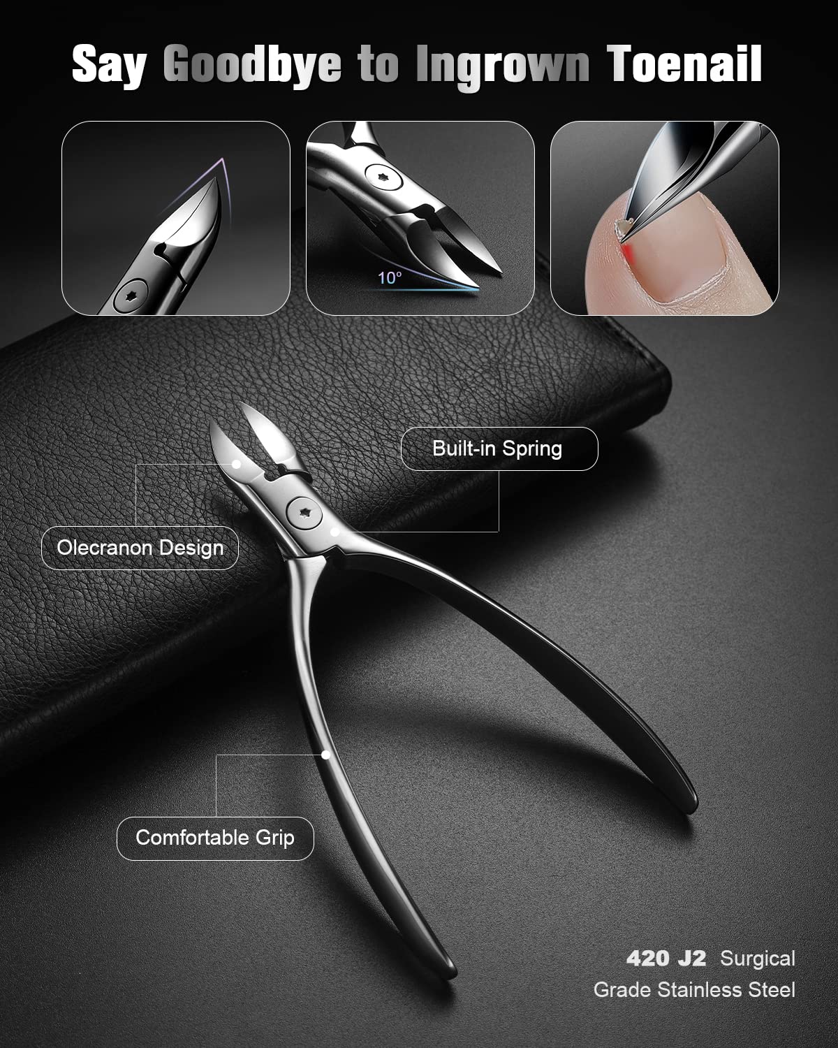 Feryes Kit para Unhas Encravadas 7 Peças