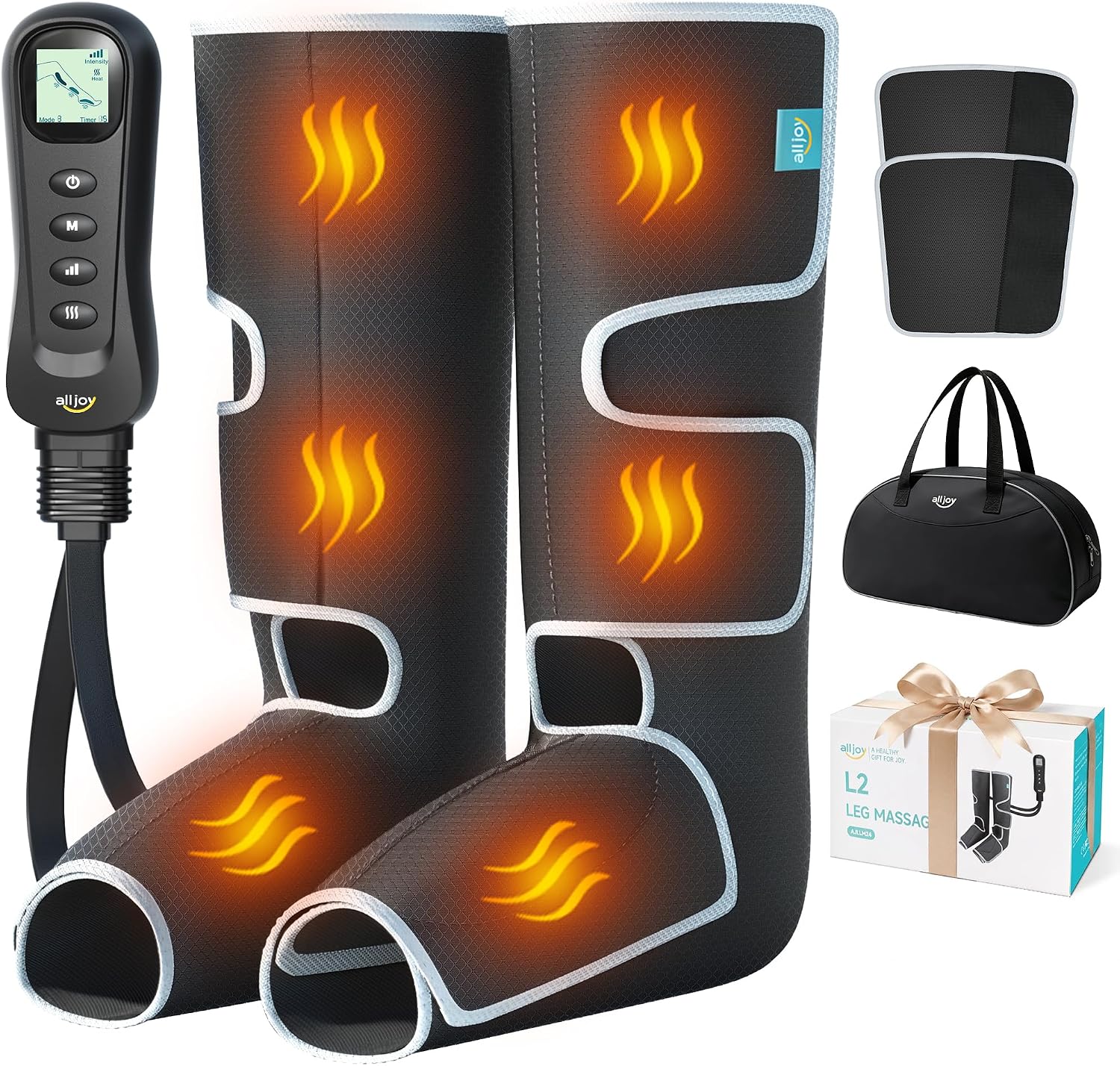 Highlights the overall shape, size, and intended use for feet and calves, making it useful for first-impression value and product recognition.