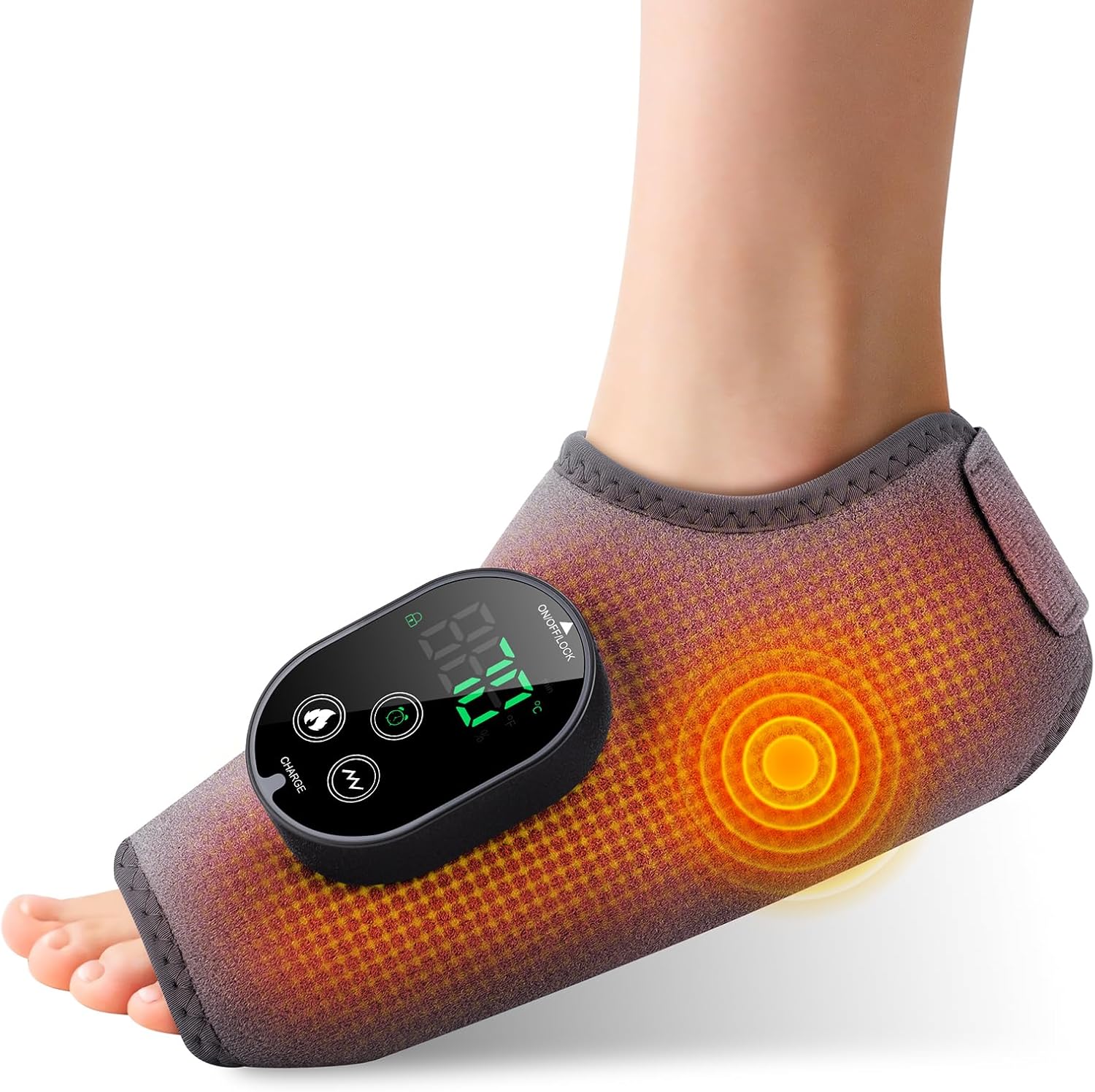 Woloyheatie Cordless Foot Massager Gray