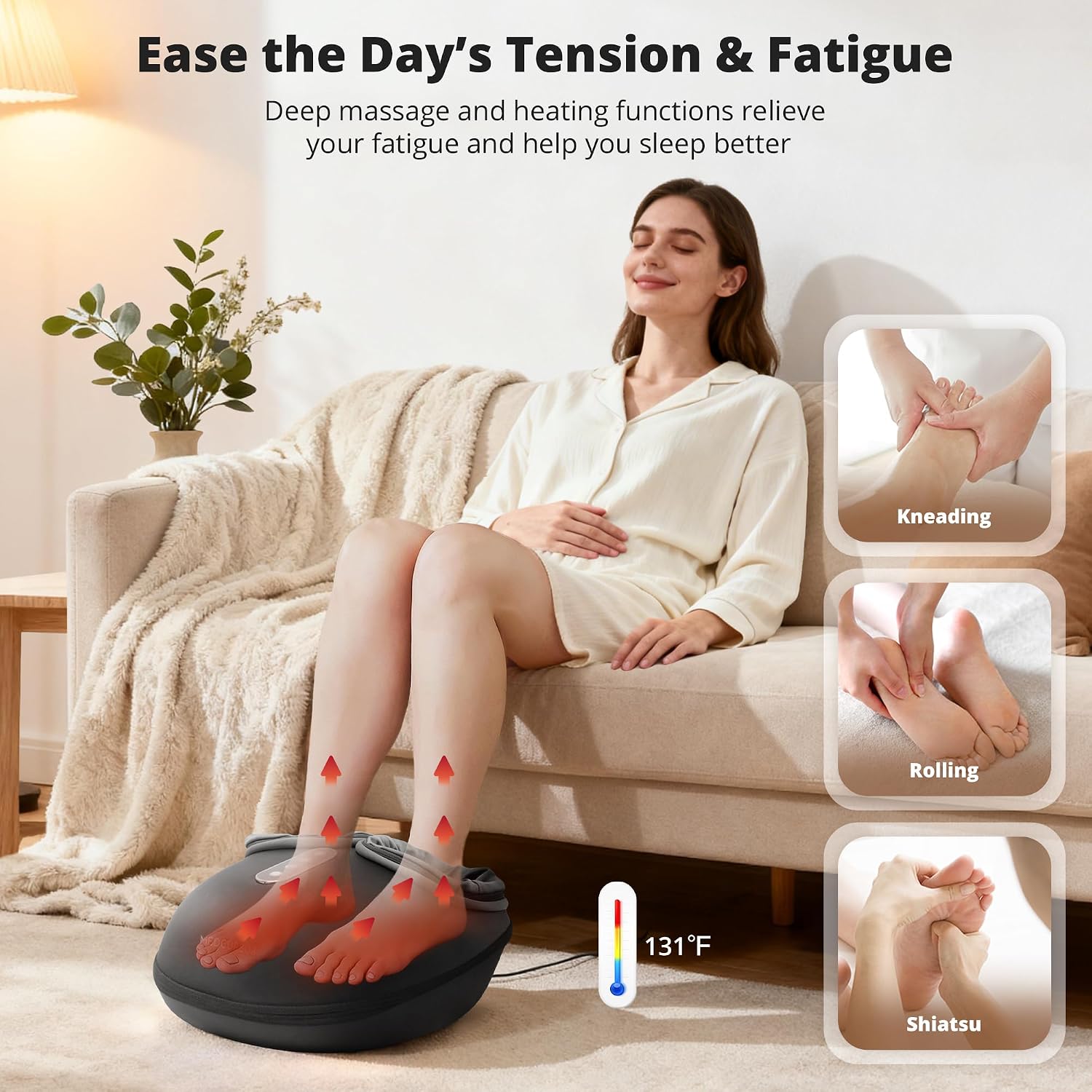 Massage mechanism and how the deep kneading system is laid out.