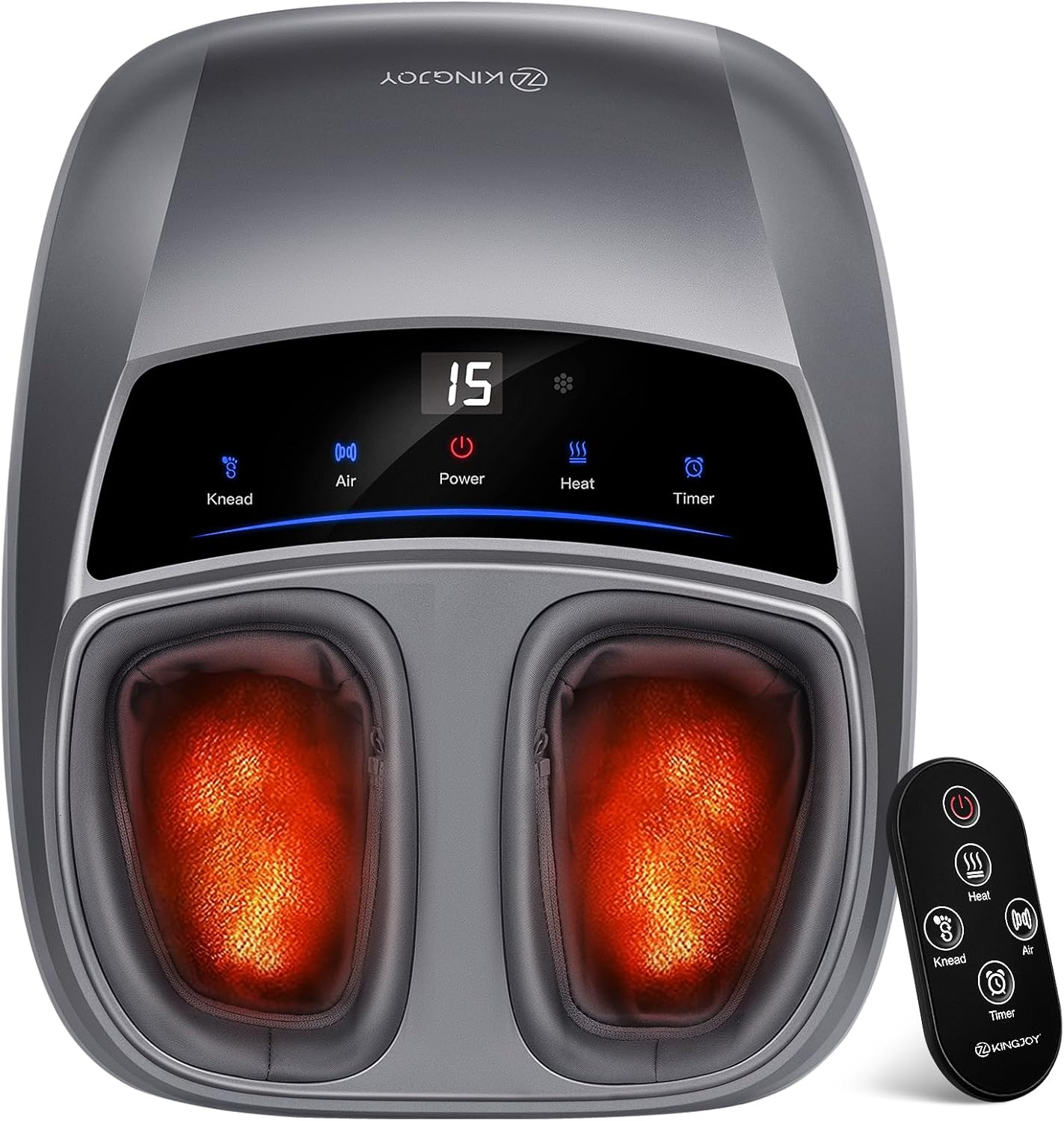 Helps communicate the product’s core design, size, and first impression as a premium-looking foot massager.