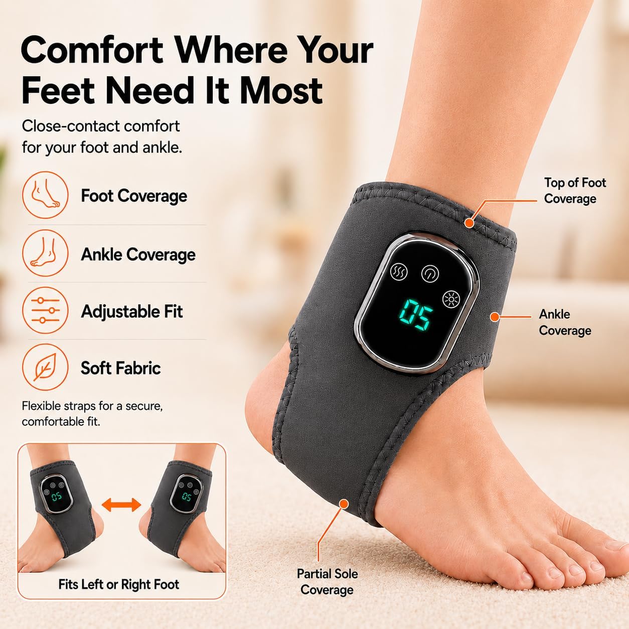 Gouzfca Electric Ankle Massager