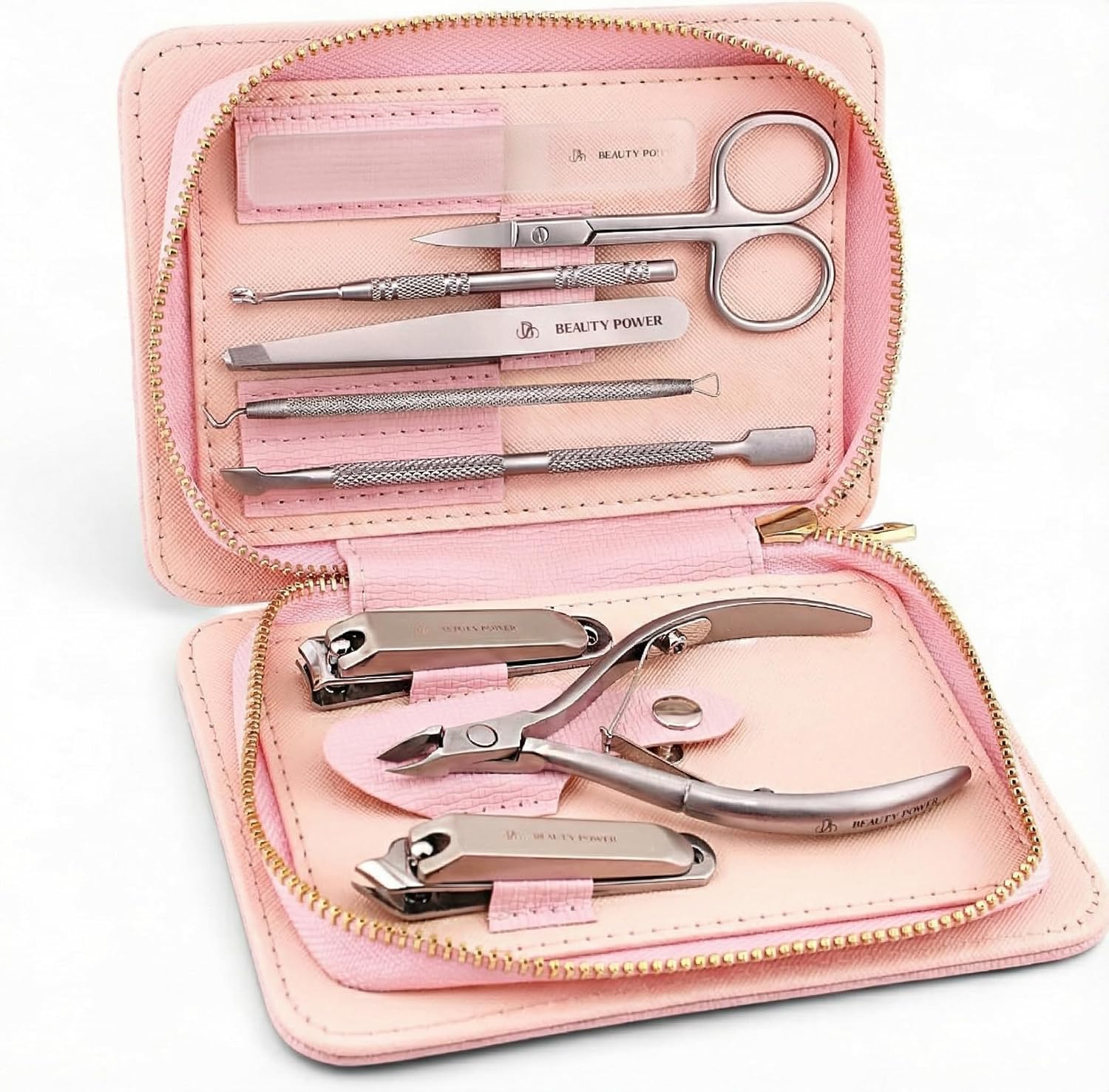 Shows the complete 9-in-1 kit and the compact storage case, helping readers understand what is included at a glance.