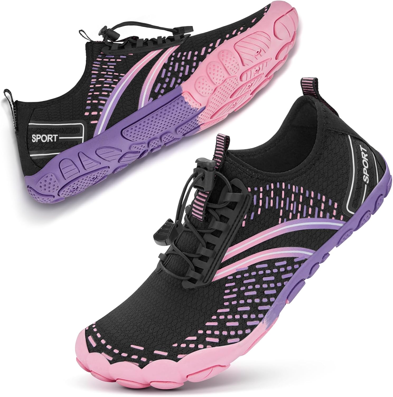 Athmile Water Shoes com Bico Largo