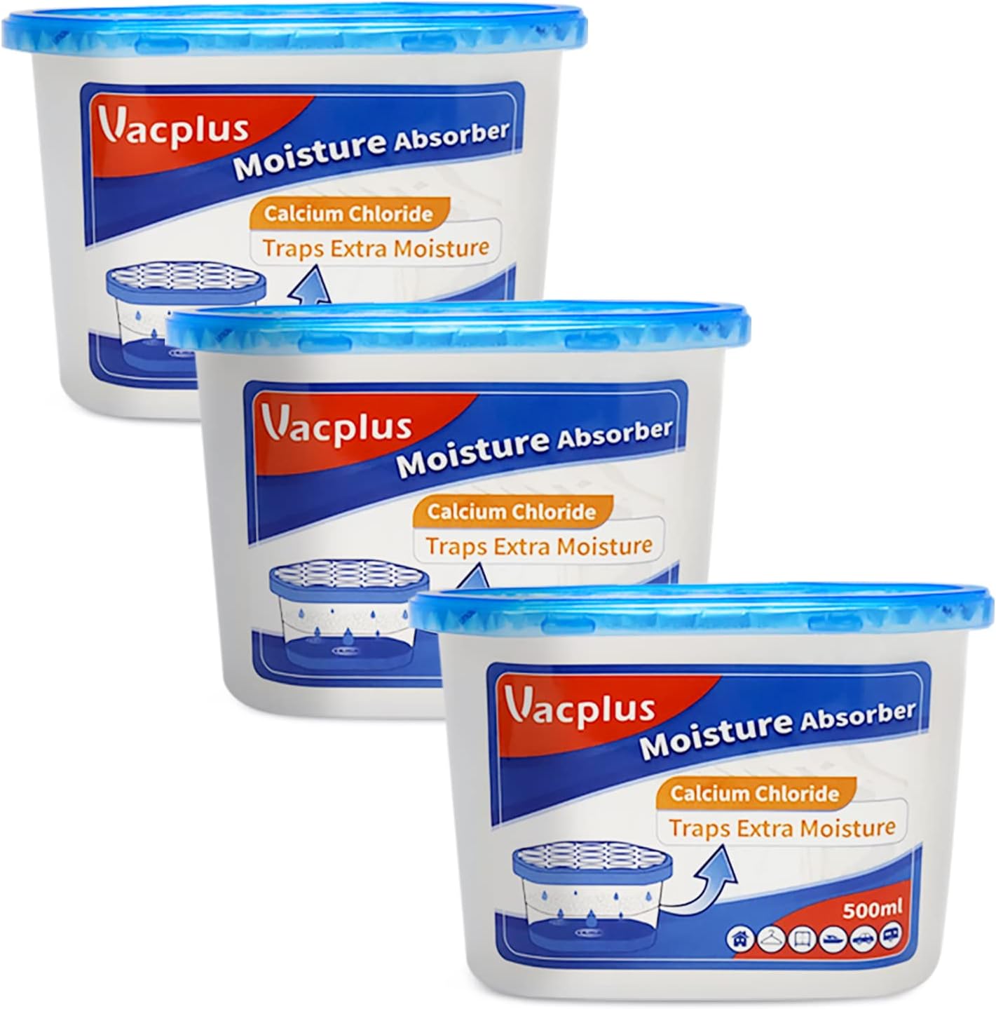 Vacplus Moisture Absorber 3-Pack