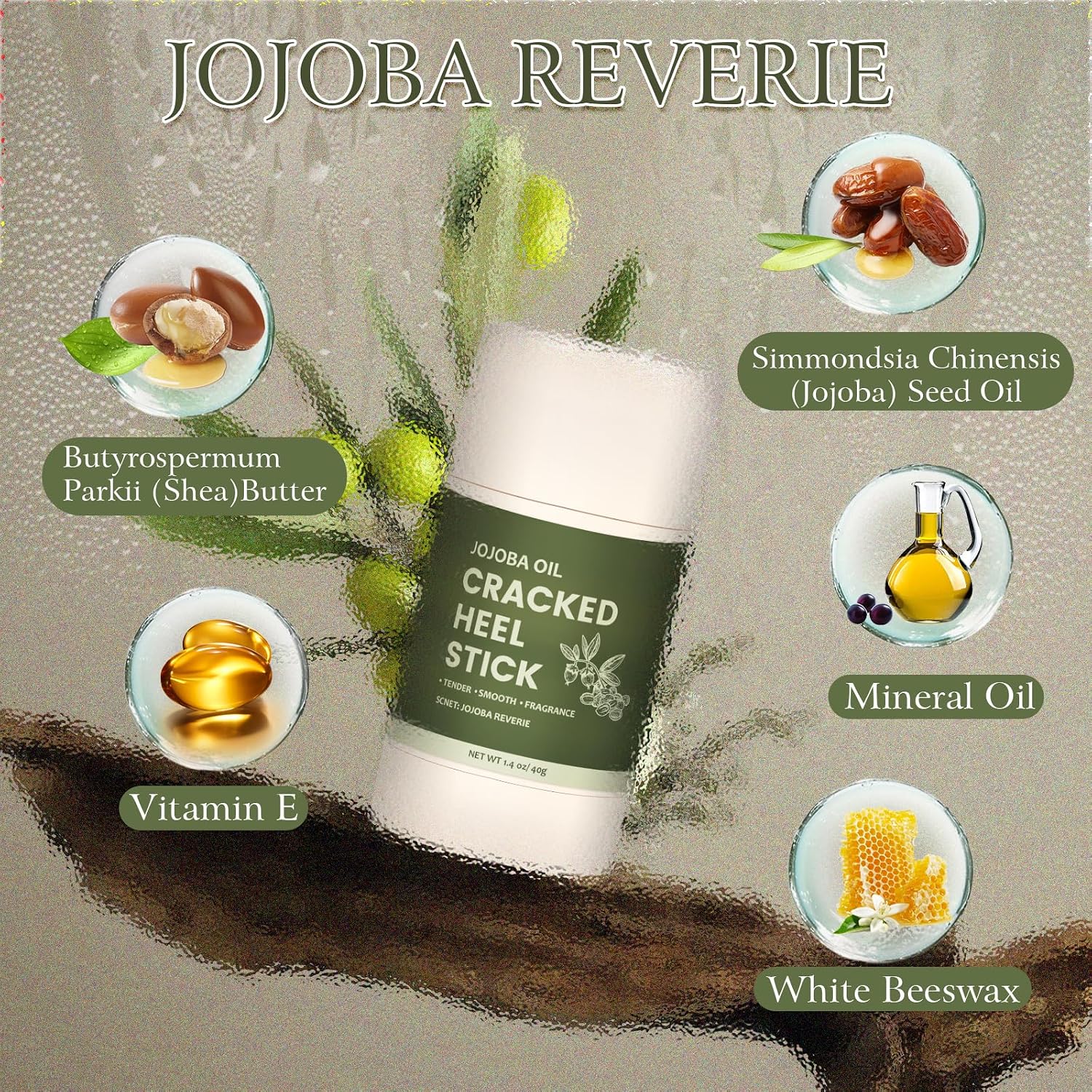 Supports claims about moisturizing ingredients and the formula’s intended skin-softening effect.