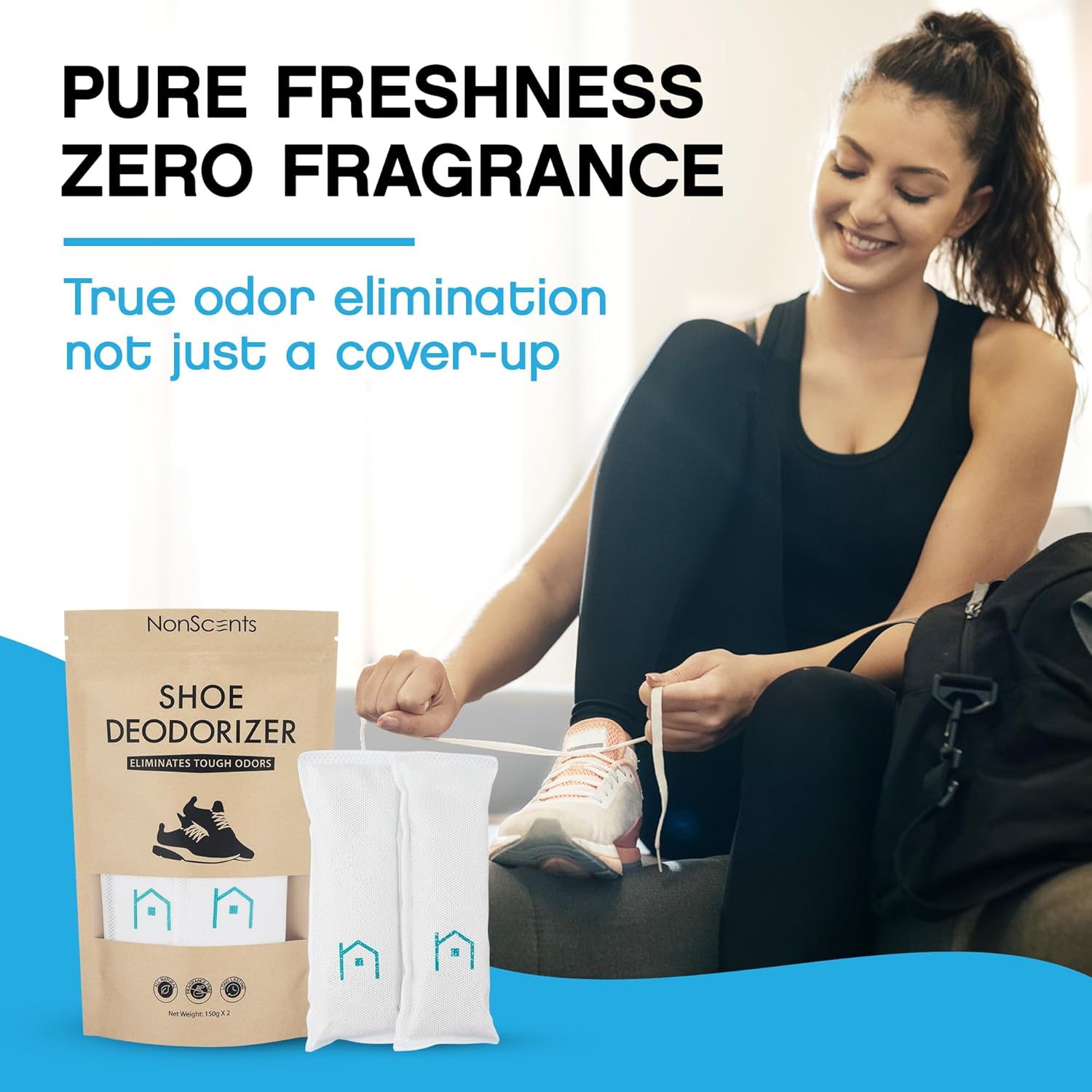 Nonscents Shoe Deodorizer 2-Pack