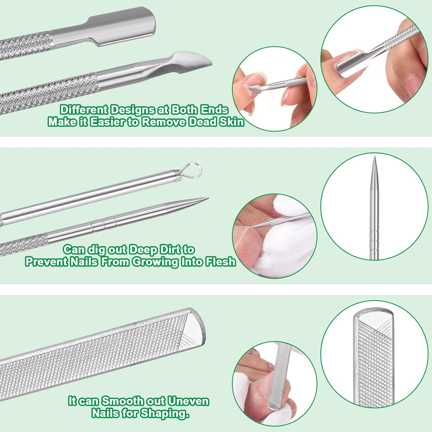 Kit para Unha Encravada Kuanstore 6 Peças