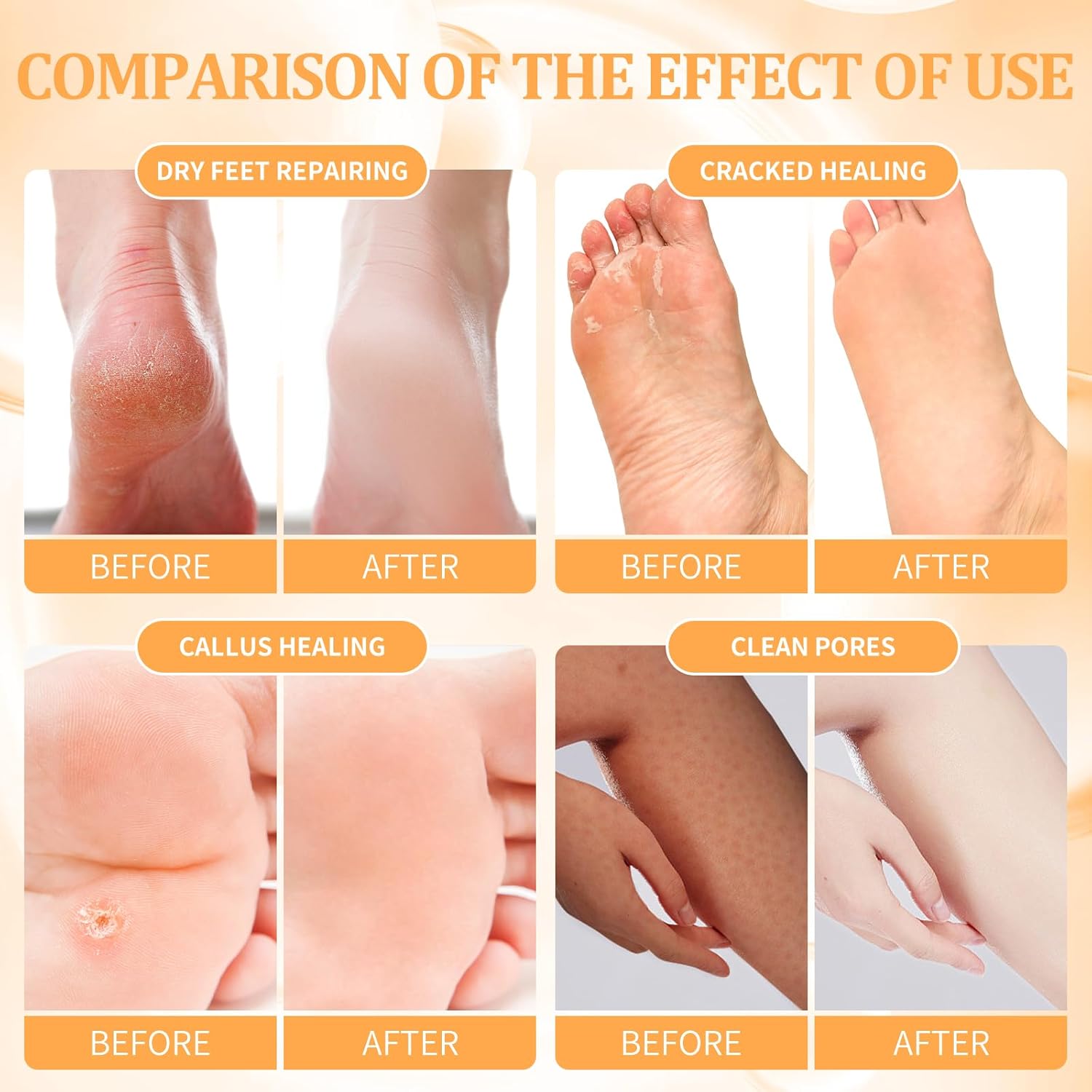 Highlights that the kit is divided into separate treatment steps for a guided routine.