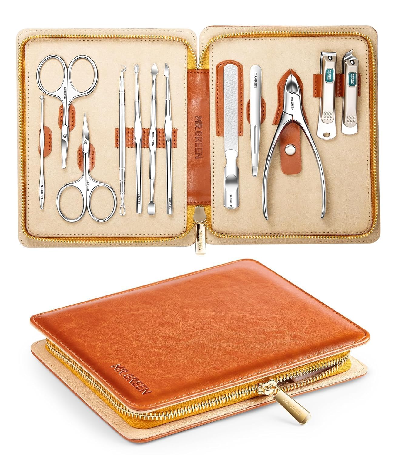 Highlights the complete 12-in-1 lineup, the premium presentation, and the compact travel-friendly case.