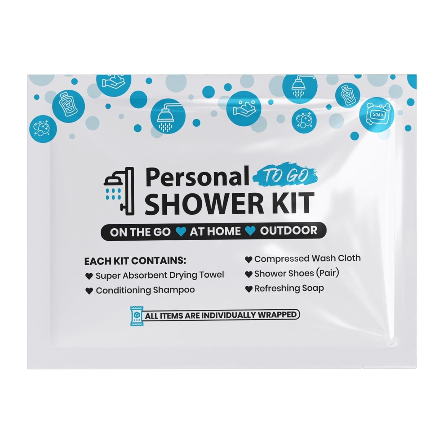 Highlights the overall kit and reinforces the compact, ready-to-pack travel format.