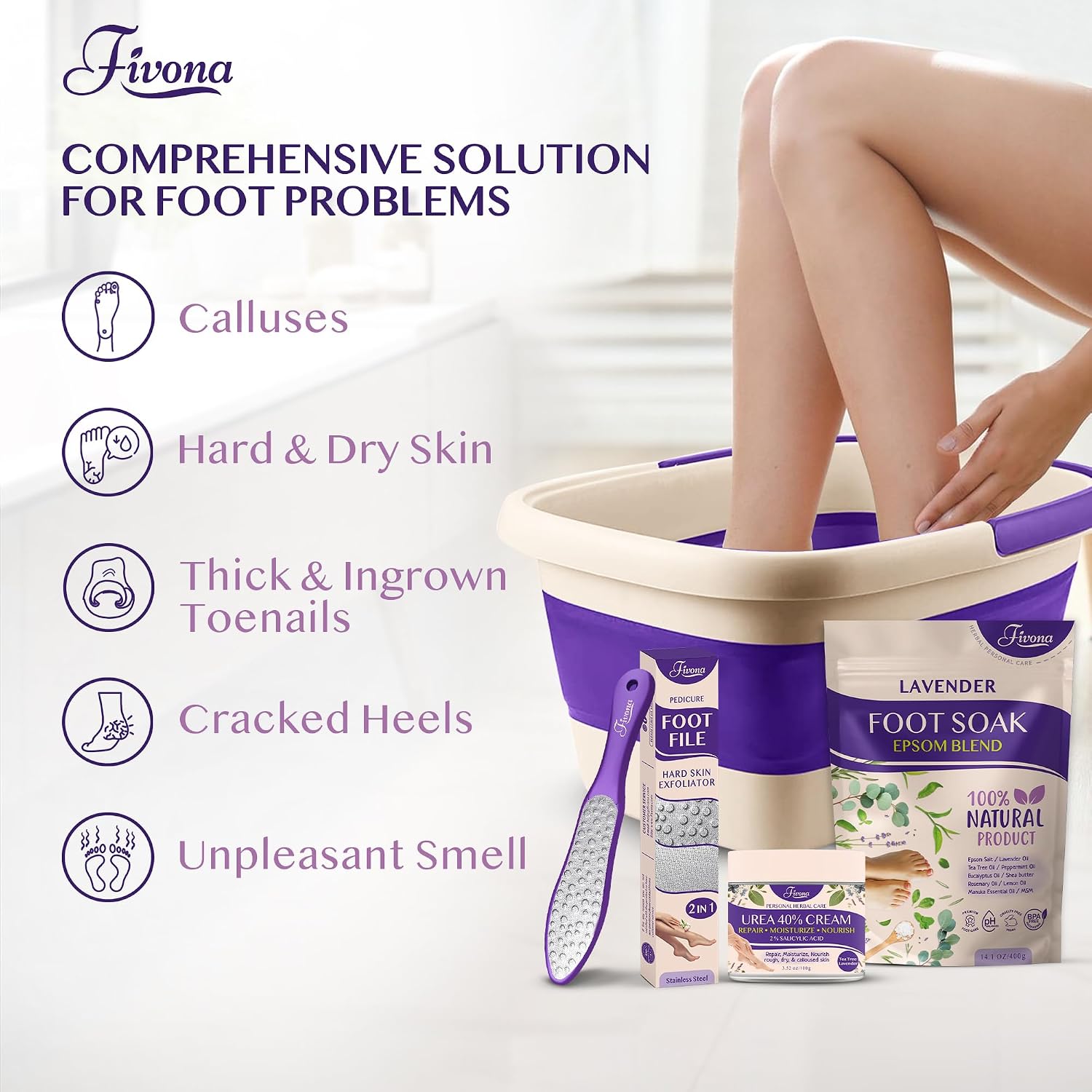 Fivona 4 In 1 Foot Care Kit