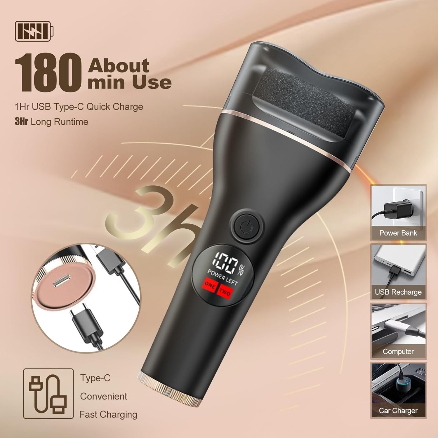 Zephiconn Electric Callus Remover Kit