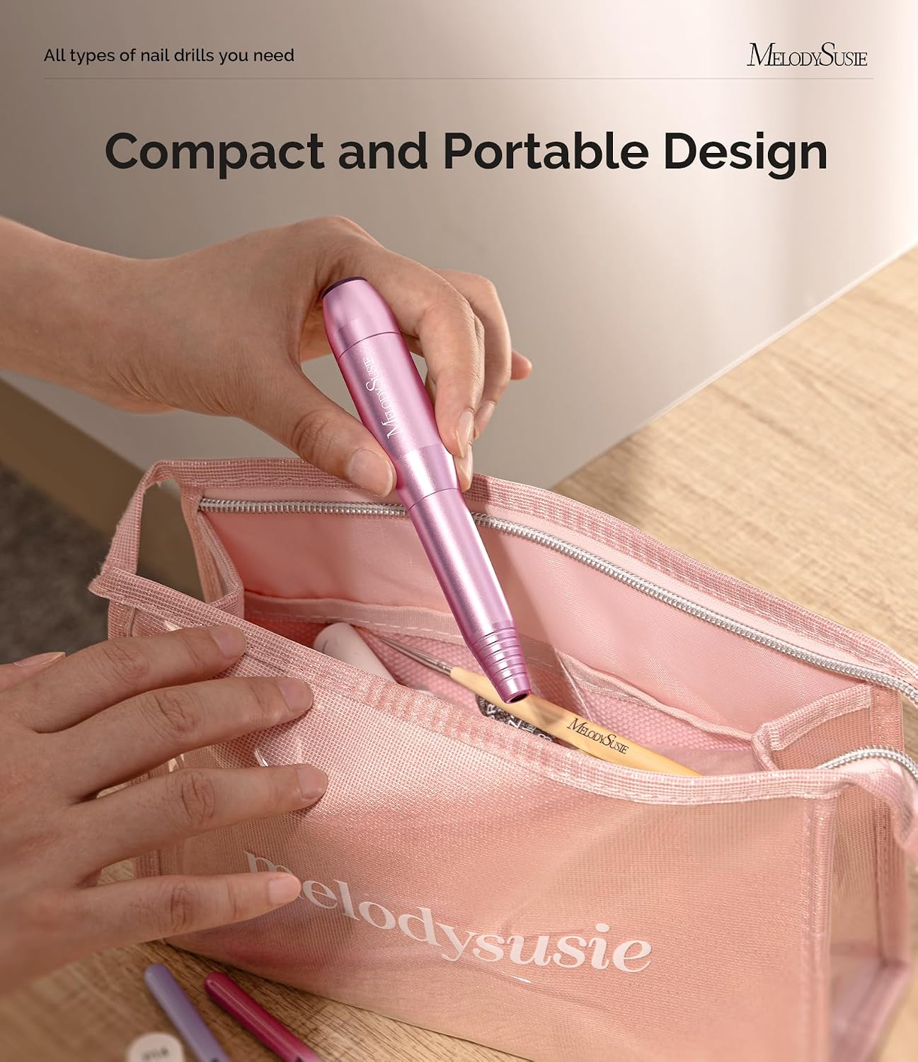 Melodysusie Pc120B Pen Nail Drill 20000Rpm