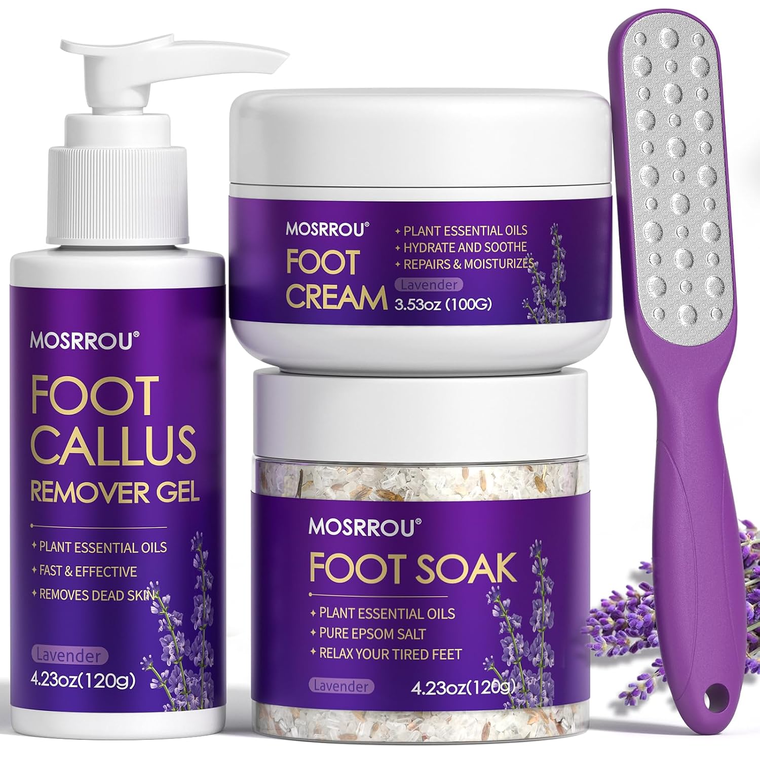 Lavender Foot Care Pedicure Kit