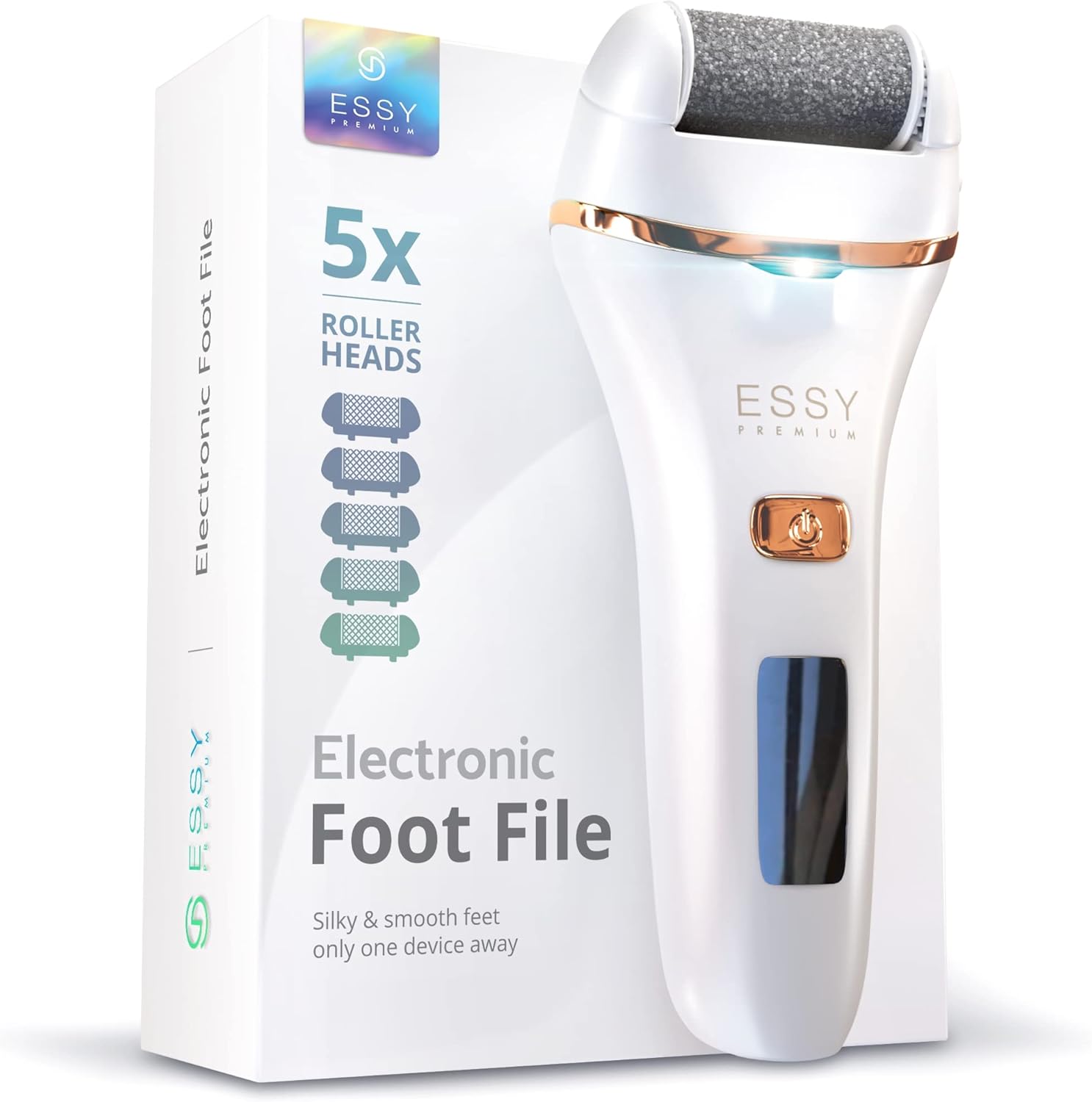 Essy Limador Elétrico de Pés Recarregável