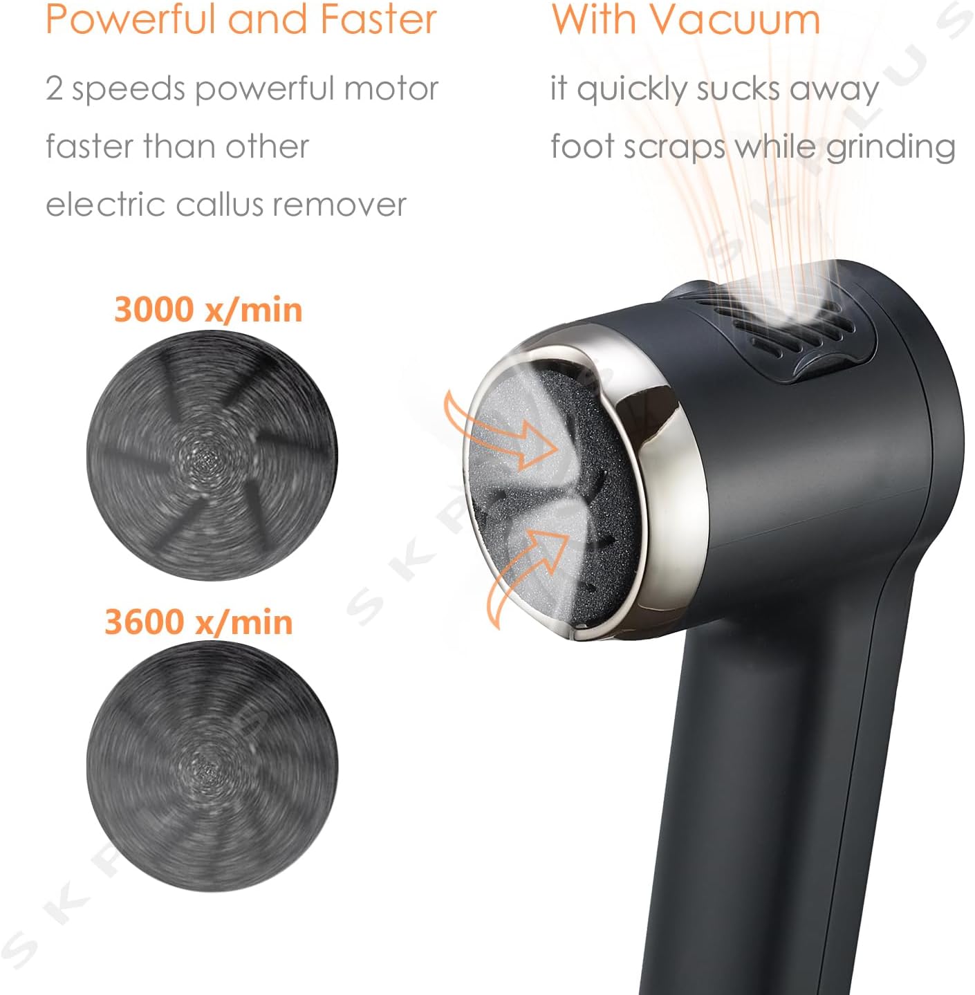 Skplus Electric Callus Remover Kit