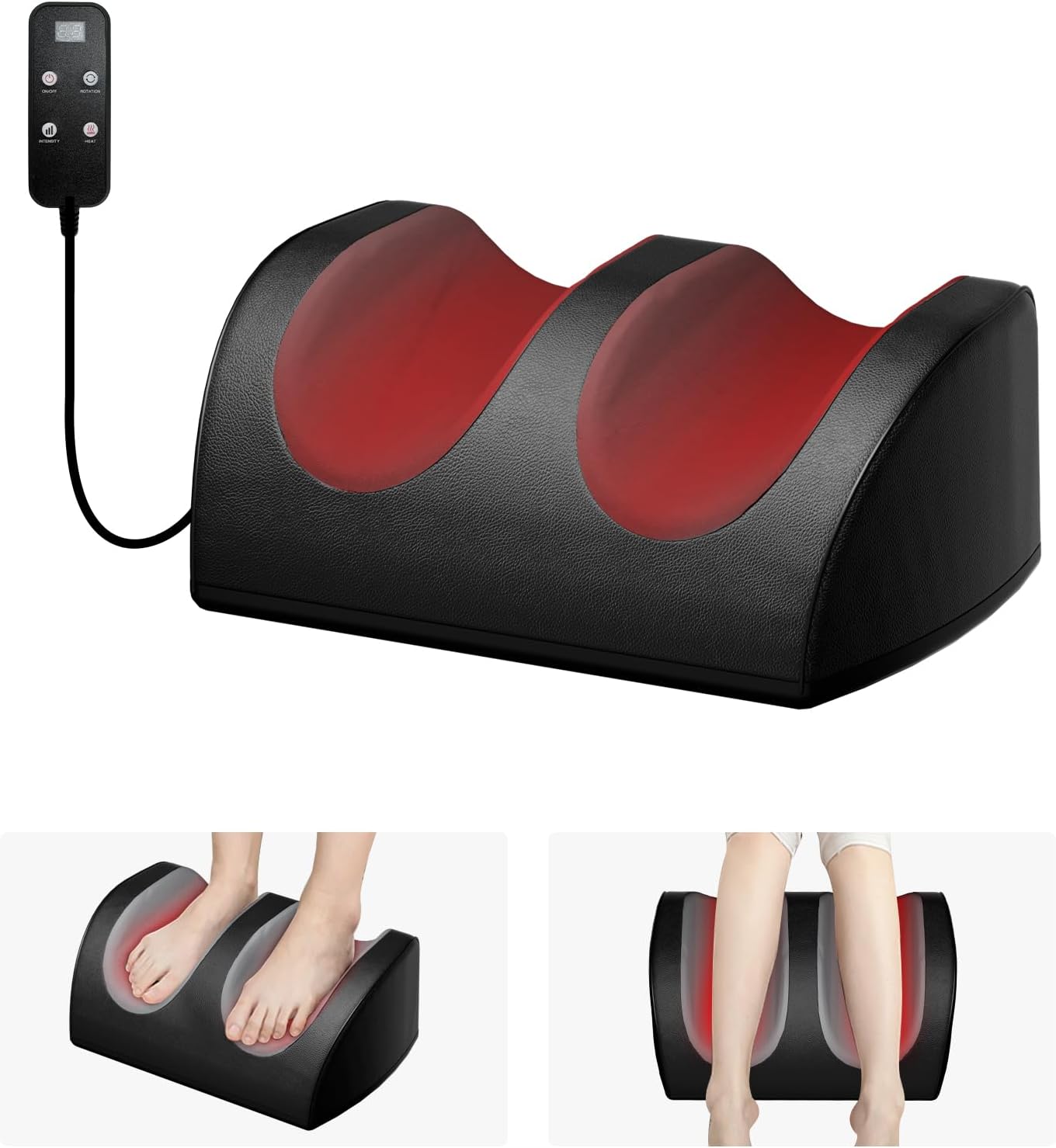 Lingteng Foot Massager com Aquecimento e Controle