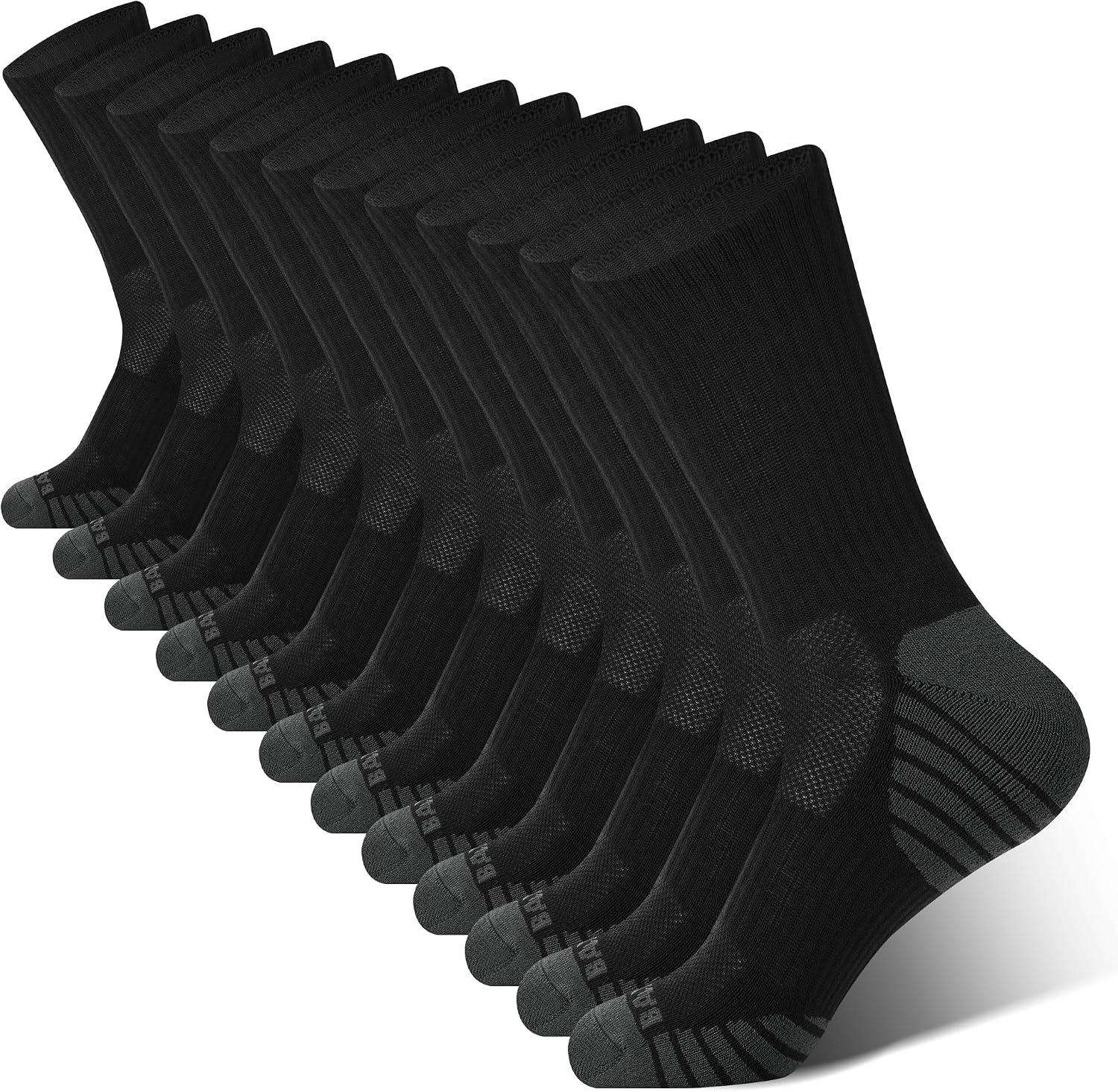 Bamboo Cool Men's Crew Socks 6-Pack