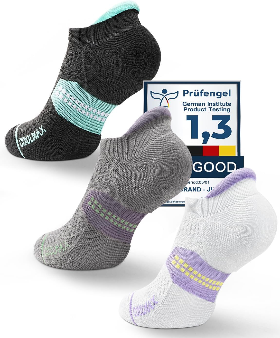 Juclise Women’s Coolmax Running Socks