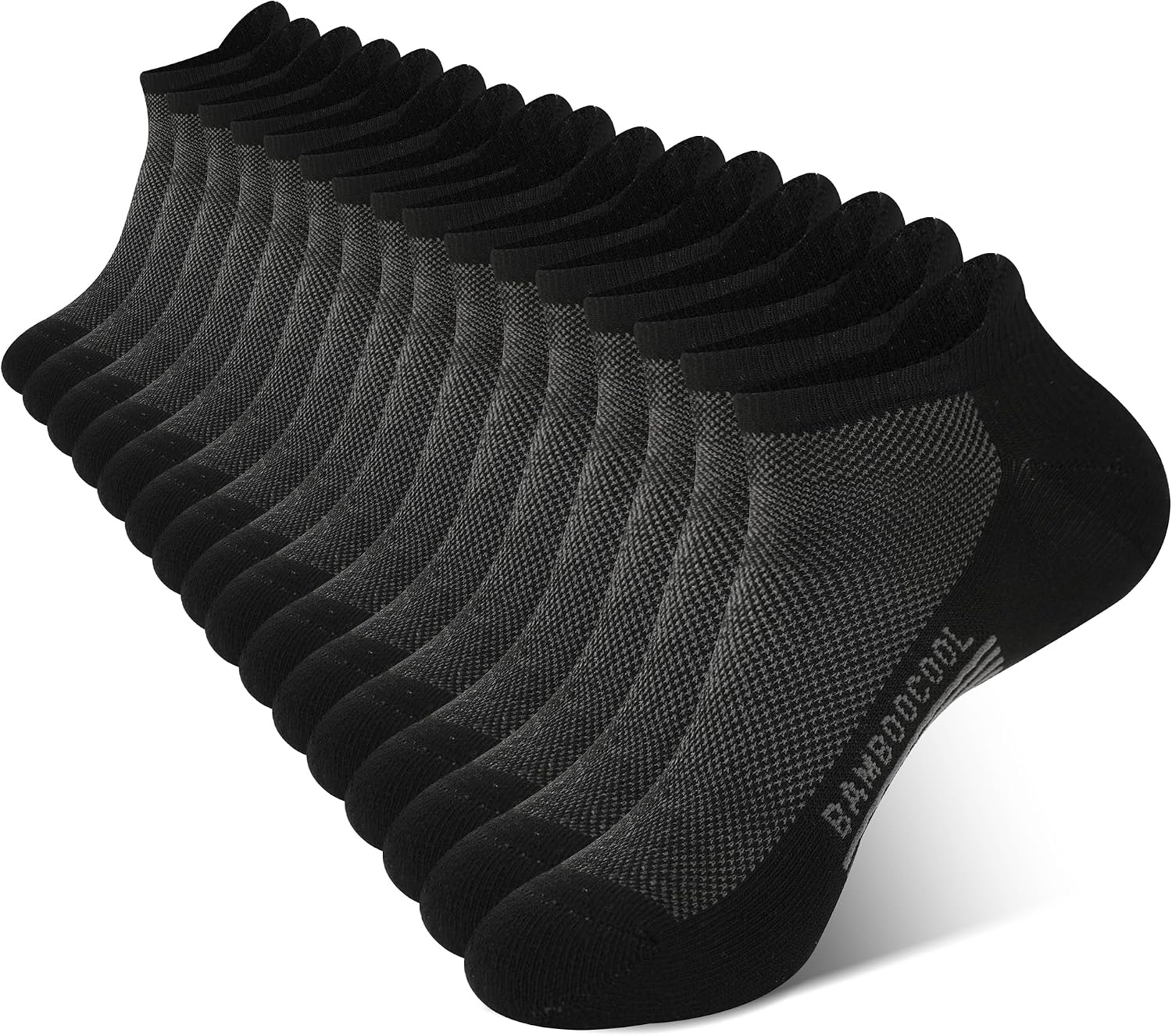 Bamboo Cool Men's Ankle Socks 8-Pack