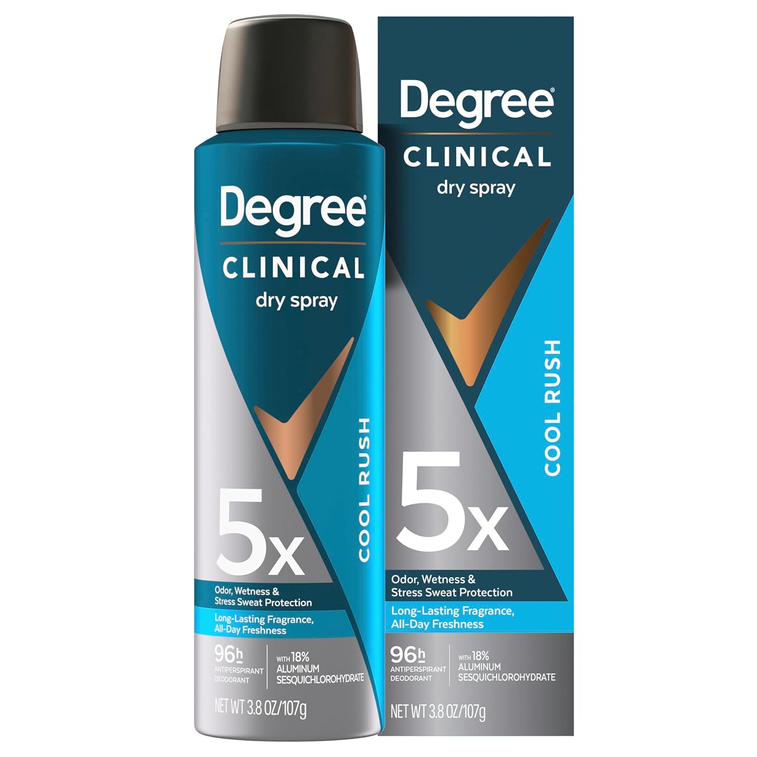 Degree Clinical Cool Rush Dry Spray