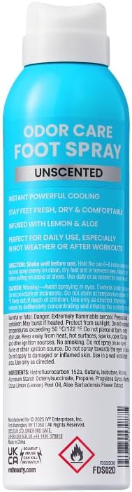 Red By Kiss Foot Deodorant Spray