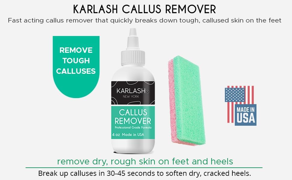 Karlash Callus Remover Gel Kit, 4 Oz