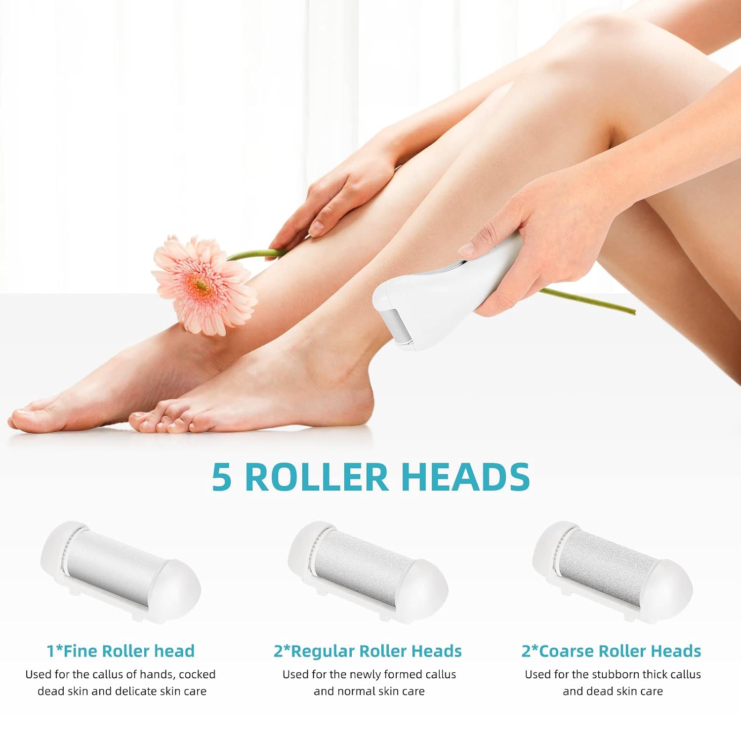 Nicebirdie Electric Foot File Callus Remover