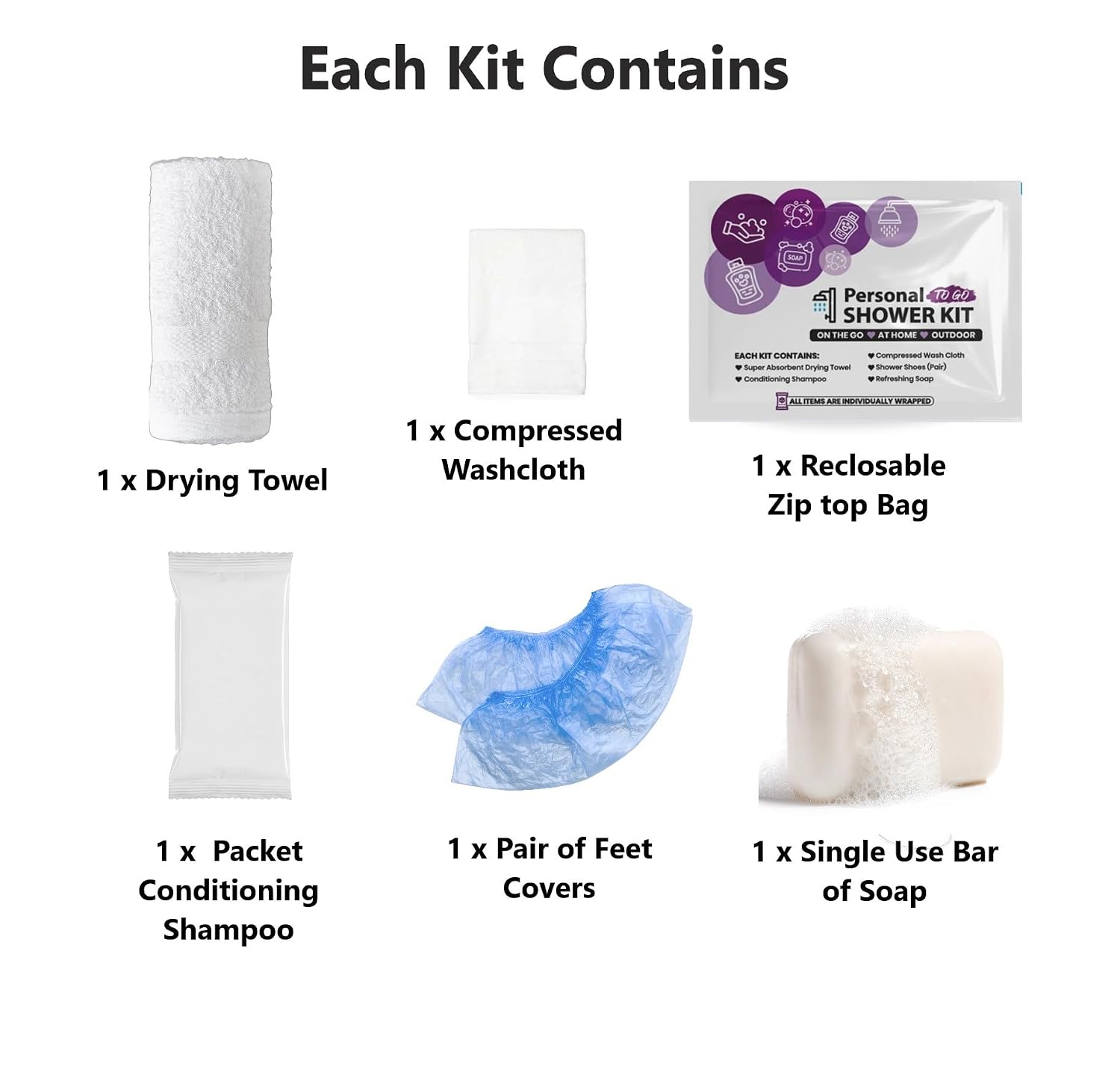 Compact Personal Shower Kit To-Go