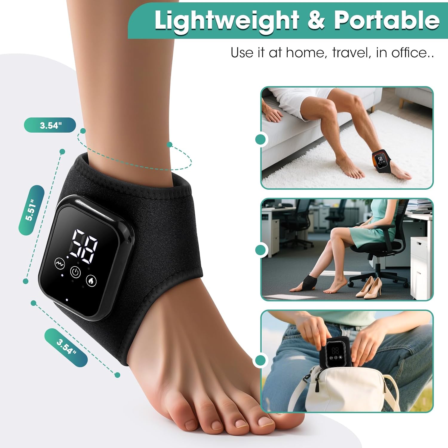 Woloyheatie 3-In-1 Foot Massager