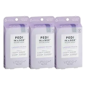 Voesh Pedi In a Box 4 Step Lavender Pedi