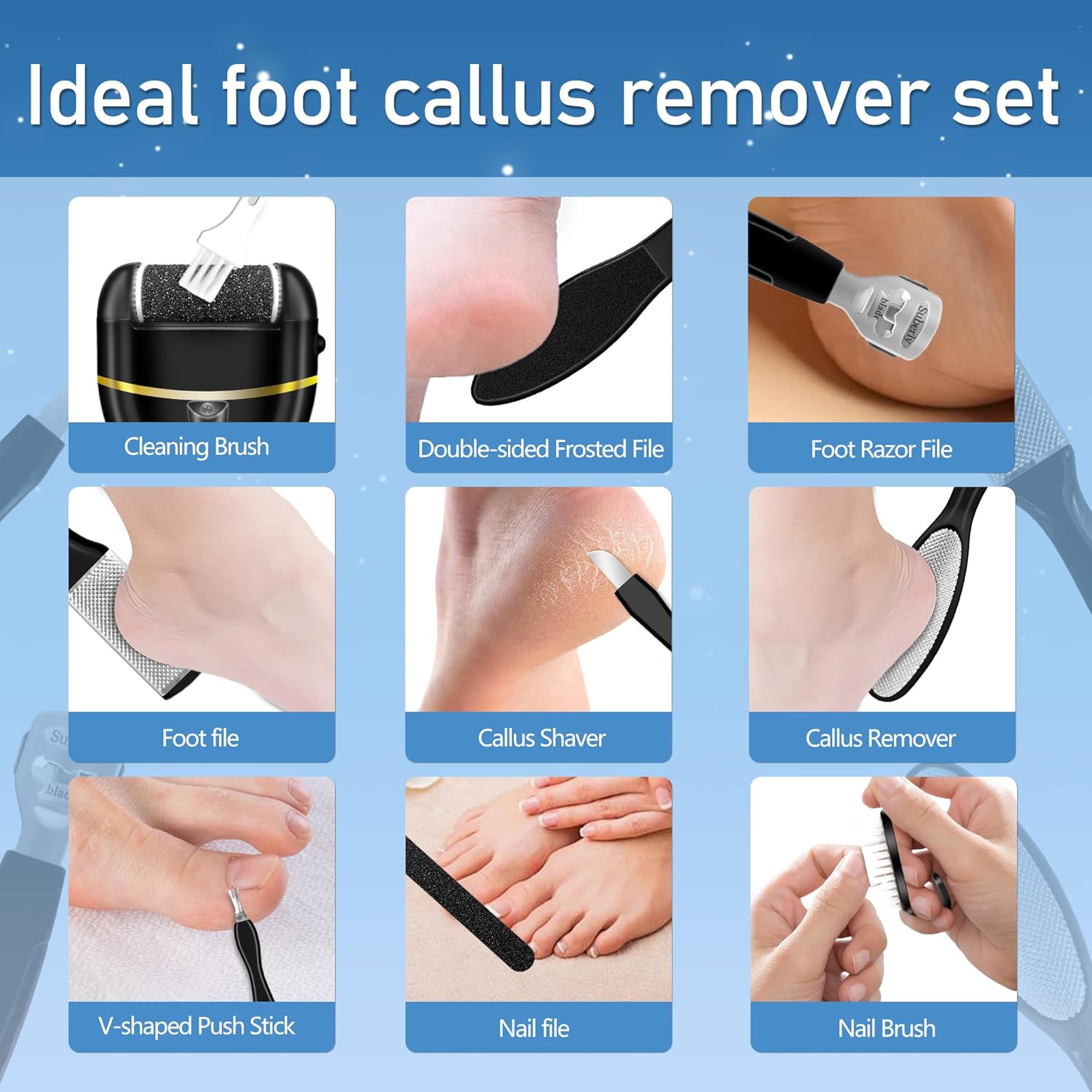 Jamestry Electric Foot Callus Remover
