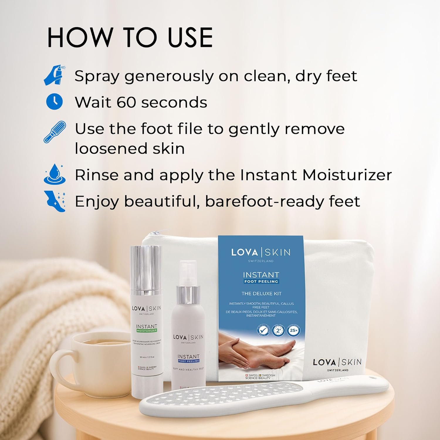 Shows the supporting tools that make the kit more complete than a single spray product.