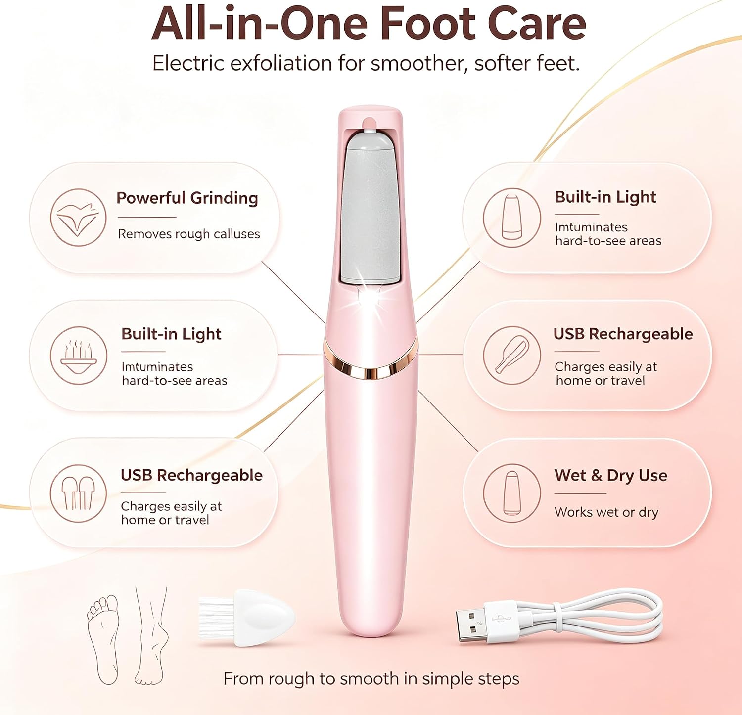 Generic Electric Foot Callus Remover