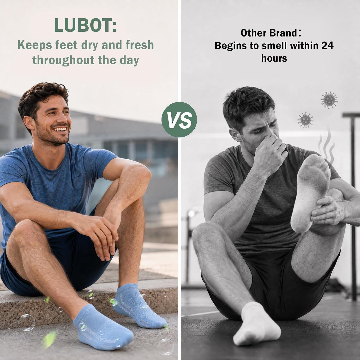 Lubot Bamboo Ankle Socks