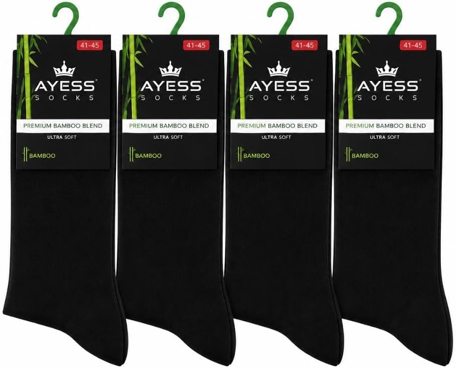 Ayess Premium Bamboo Crew Socks