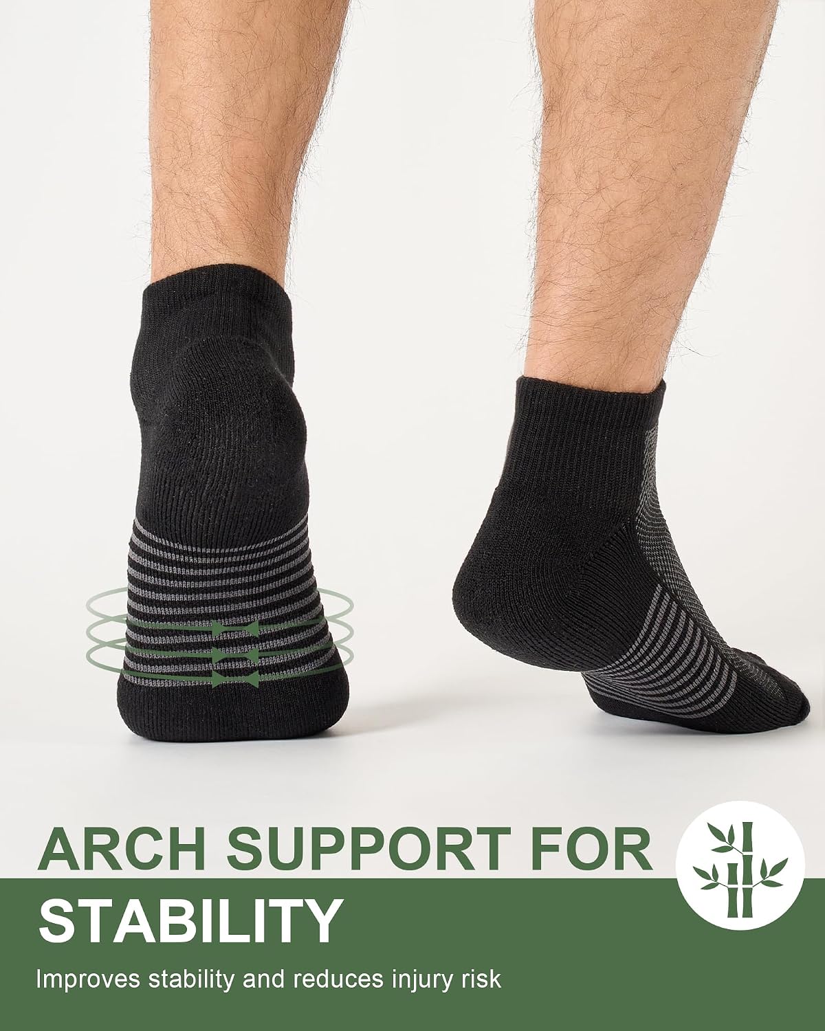 Bamboohop Men's Bamboo Ankle Socks