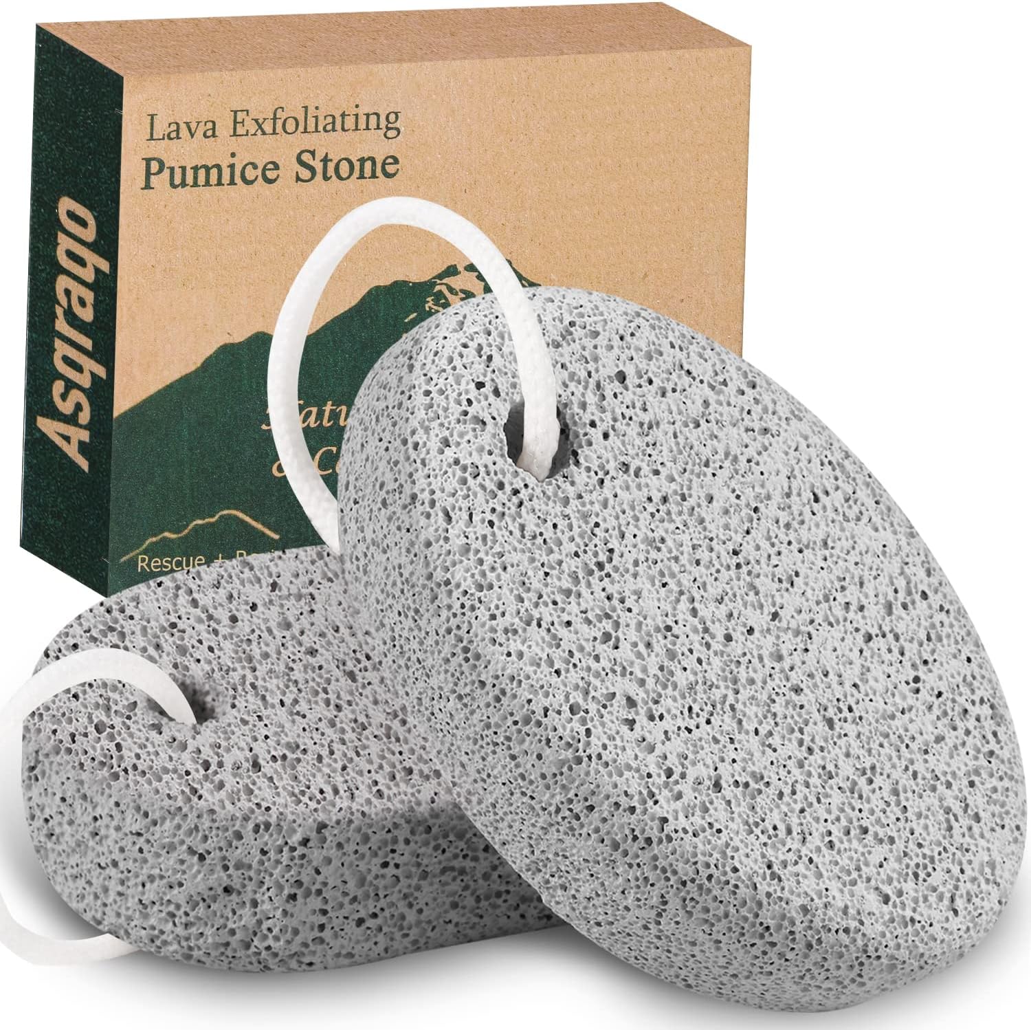 Asqraqo Natural Pumice Stone Set